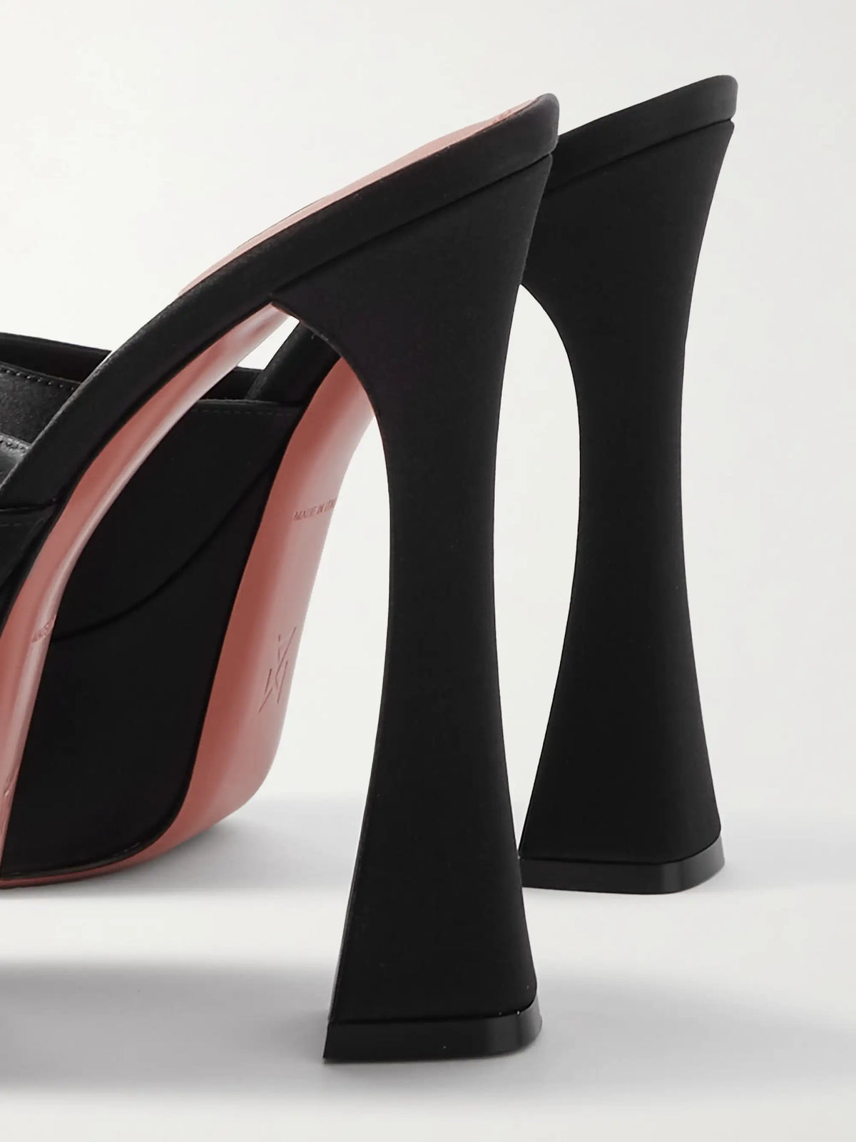 Dalida Satin Platform Mules