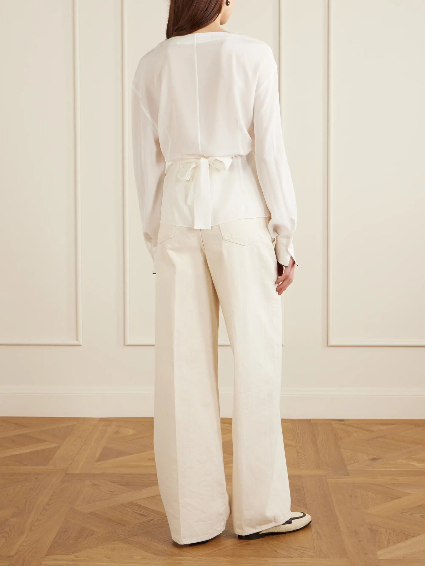 Wrap Silk Blouse