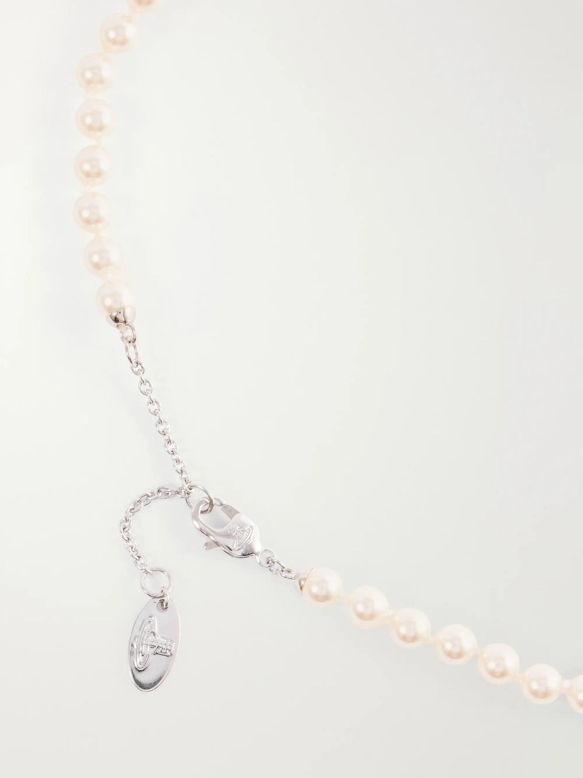 Olympia Platinum, Quartz And Pearl Necklace
