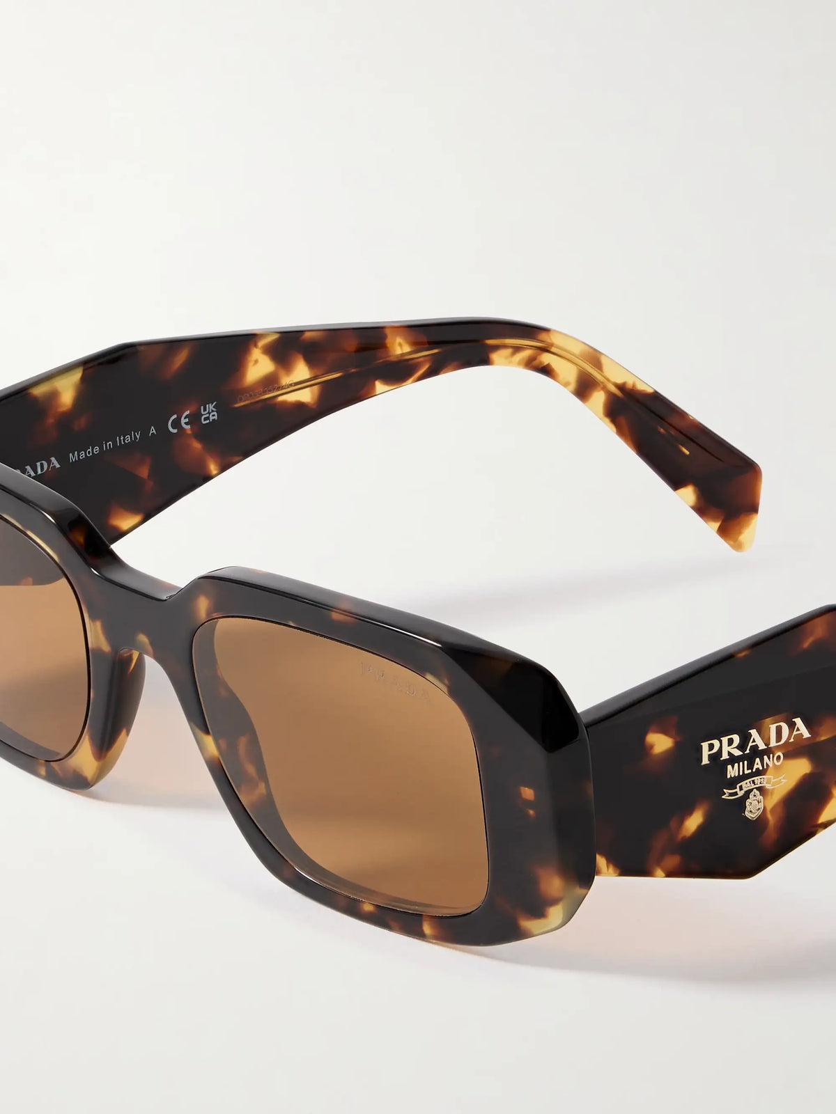 Prada Eyewear Square-frame Tortoiseshell Acetate Sunglasses