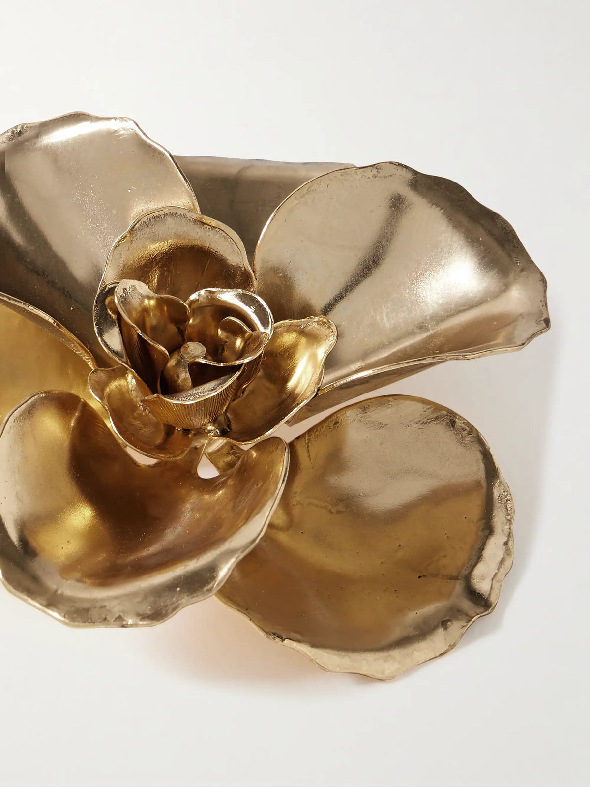Gladiolus Gold-plated Brooch