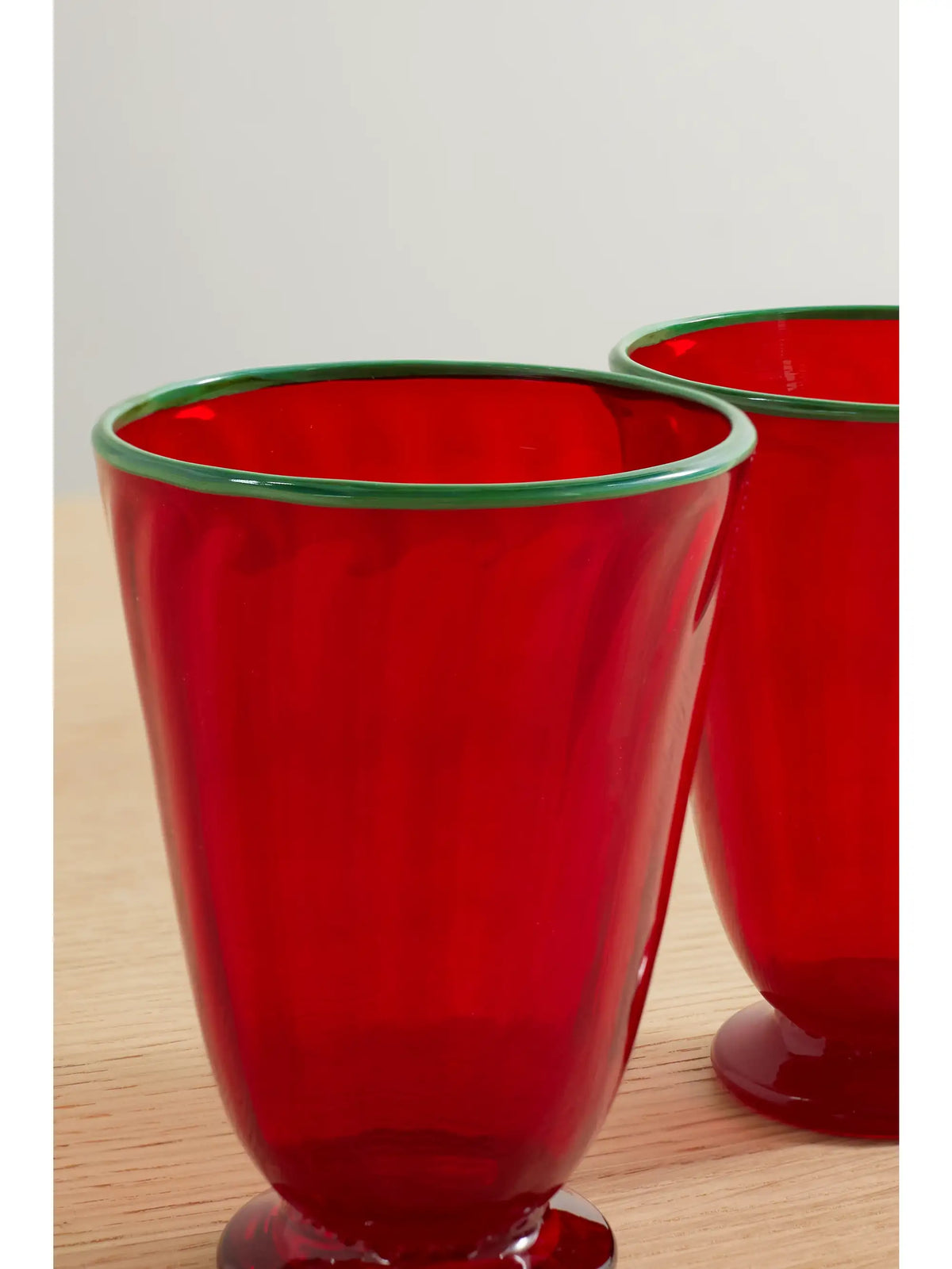 Rainbow Set Of Two Murano Glasses