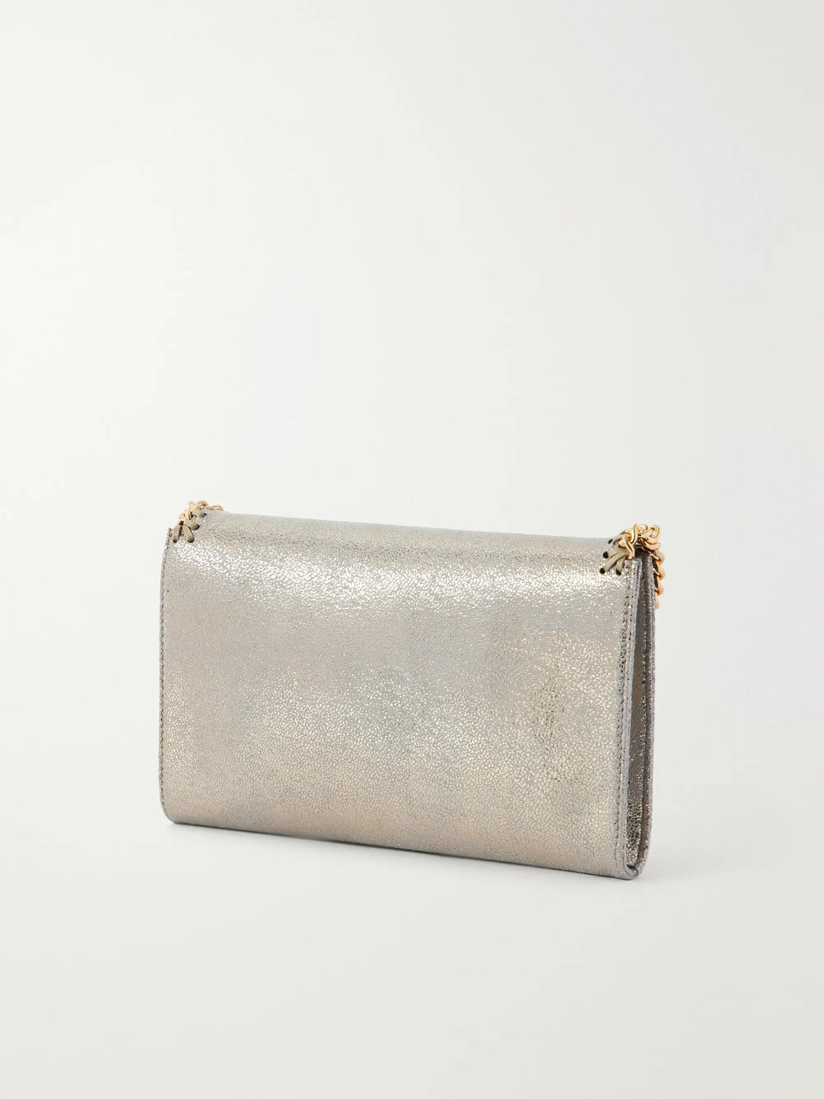 Stella McCartney Falabella Mini Metallic Vegetarian Material Shoulder Bag