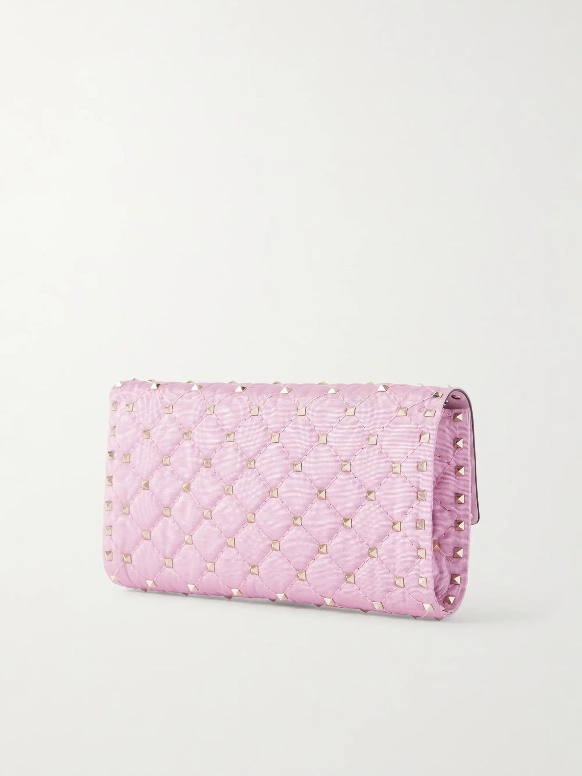 Rockstud Embellished Twill Shoulder Bag