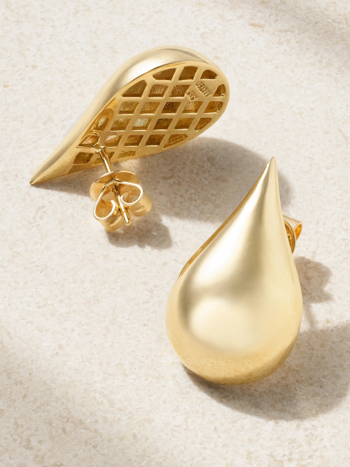 Water Droplet 14-karat Gold Earrings