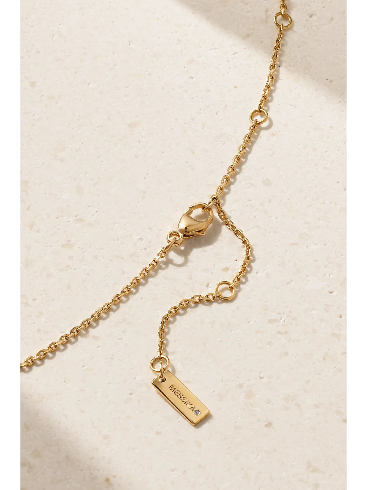 Lucky Eye 18-karat Gold, Malachite And Diamond Necklace