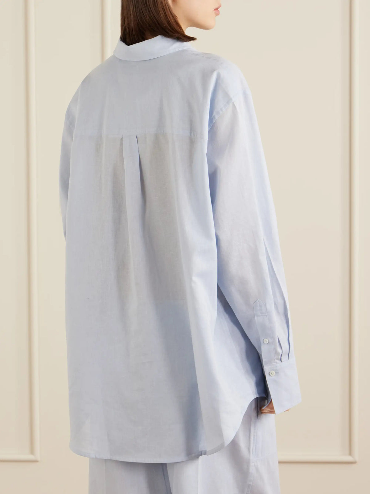 Cotton And Linen-blend Shirt