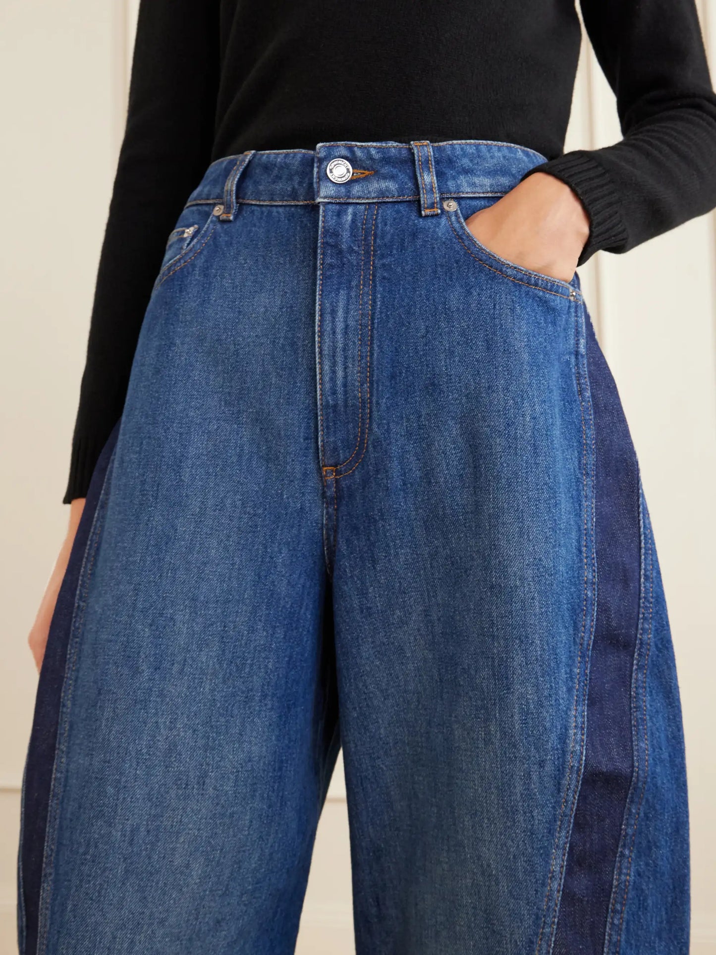 Cocoon Denim Wide-leg Jeans