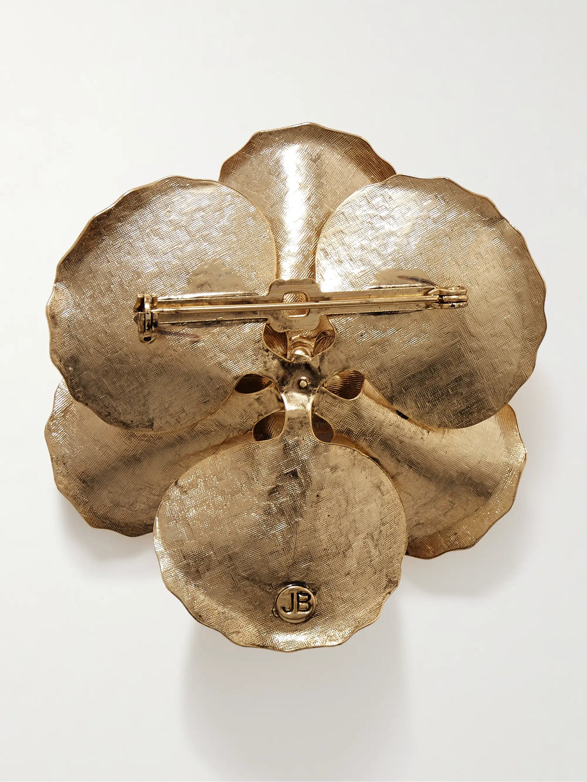 Gladiolus Gold-plated Brooch