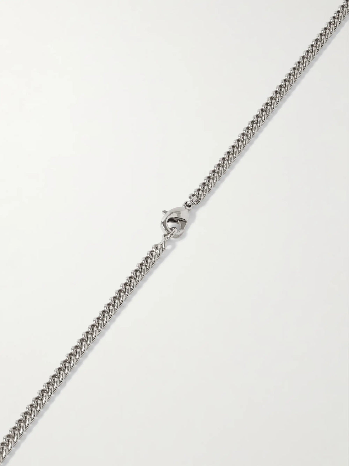 Lotus Small Silver-tone Necklace