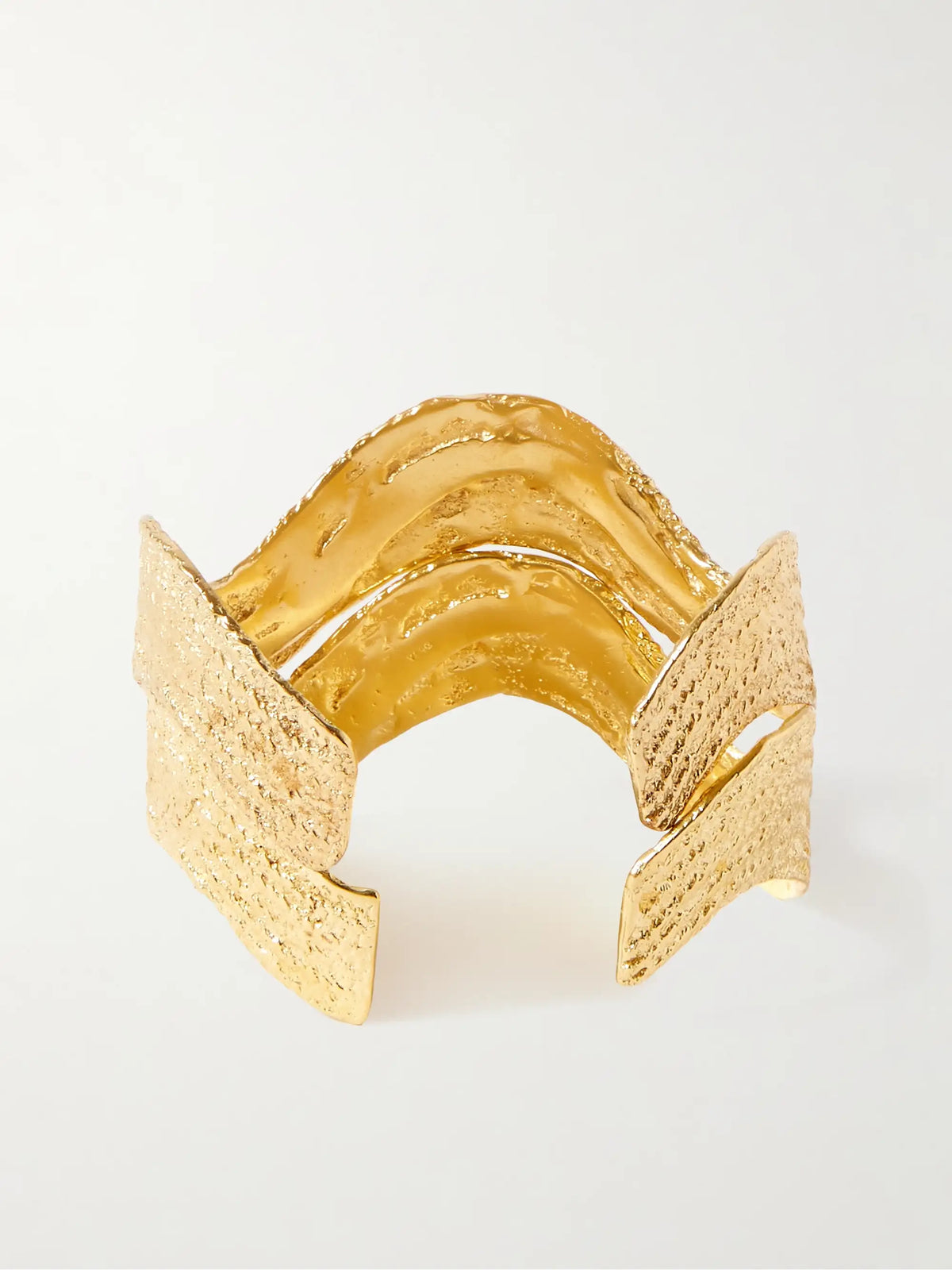Dionysus Set Of Two Gold-plated Cuffs