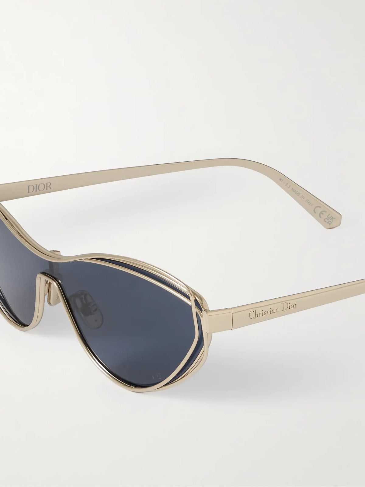 Fildior M1u Cat-eye Gold-tone Sunglasses
