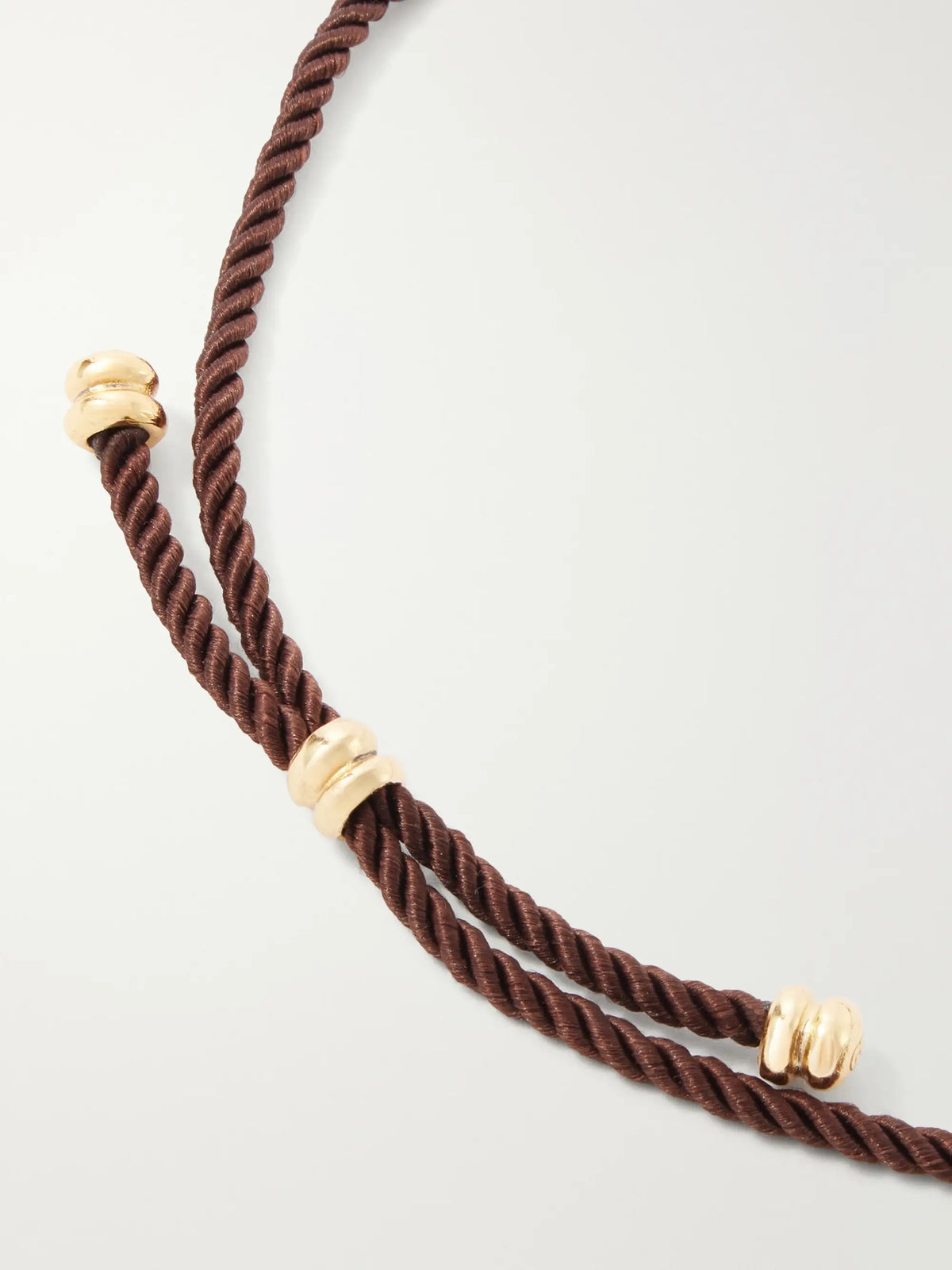 Paola Sighinolfi Delphine Gold-plated Cord Necklace