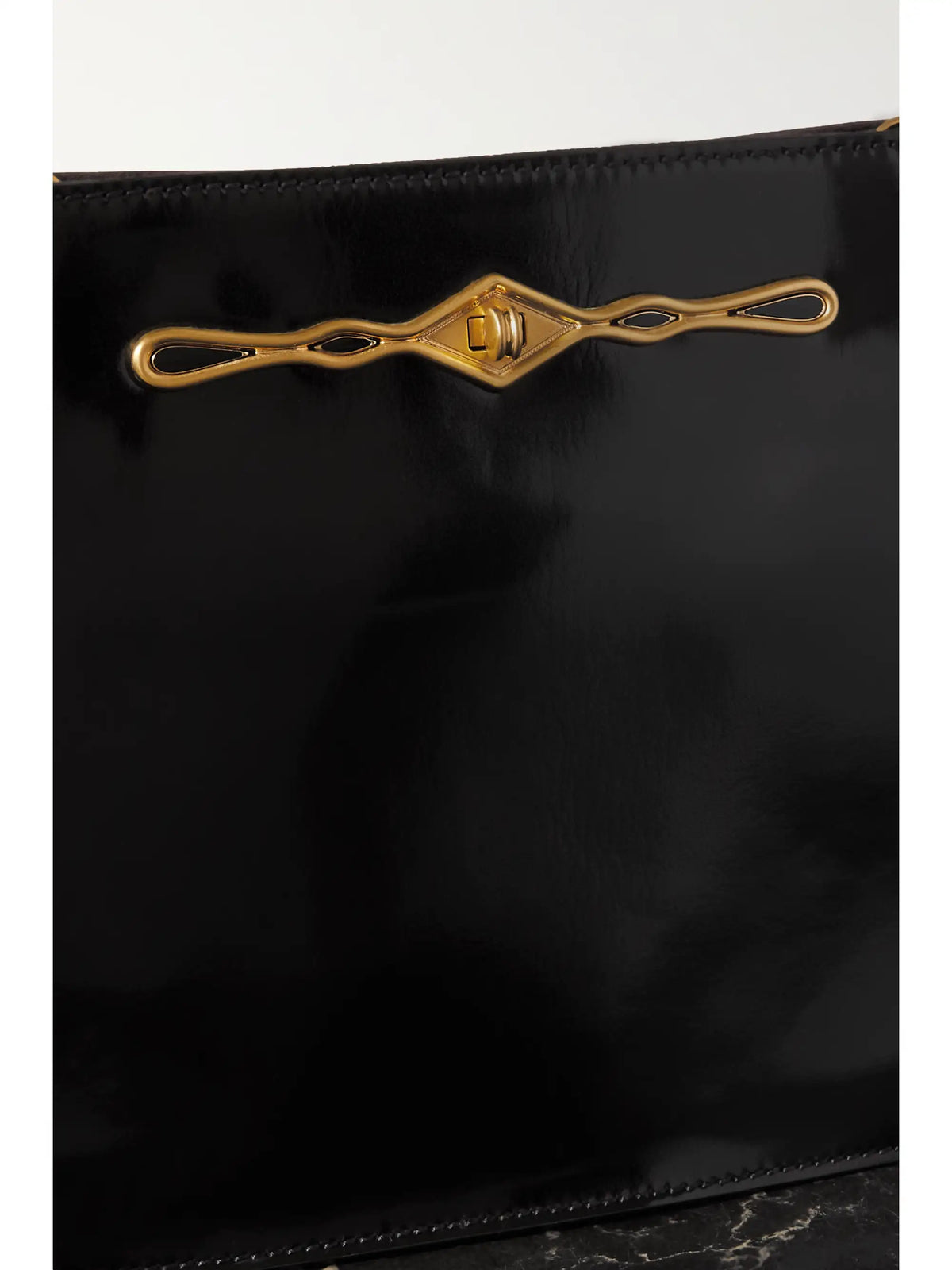 + Fernando Jorge Stowaway Embellished Patent-leather Shoulder Bag