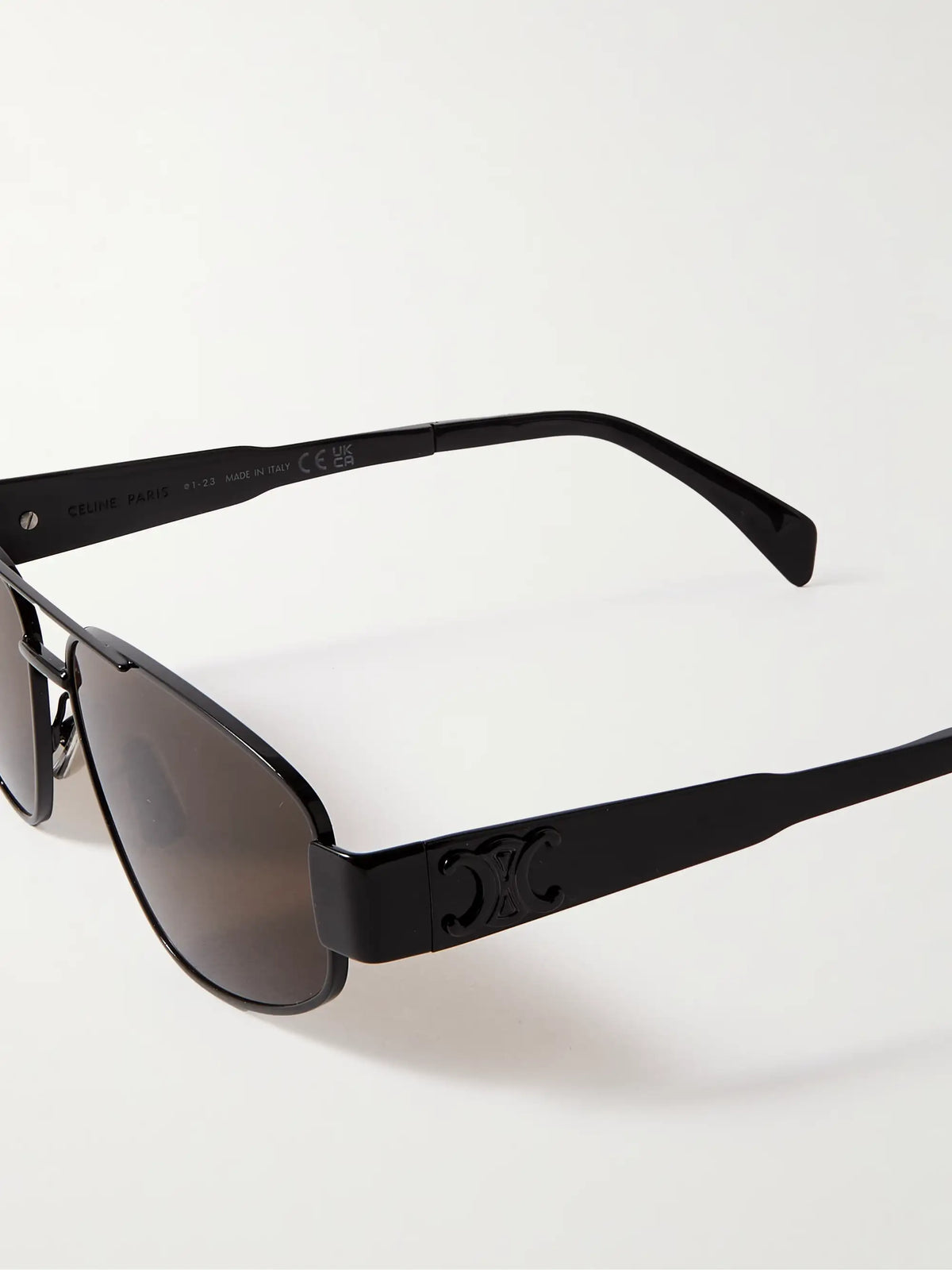 Triomphe Aviator-style Metal And Acetate Sunglasses