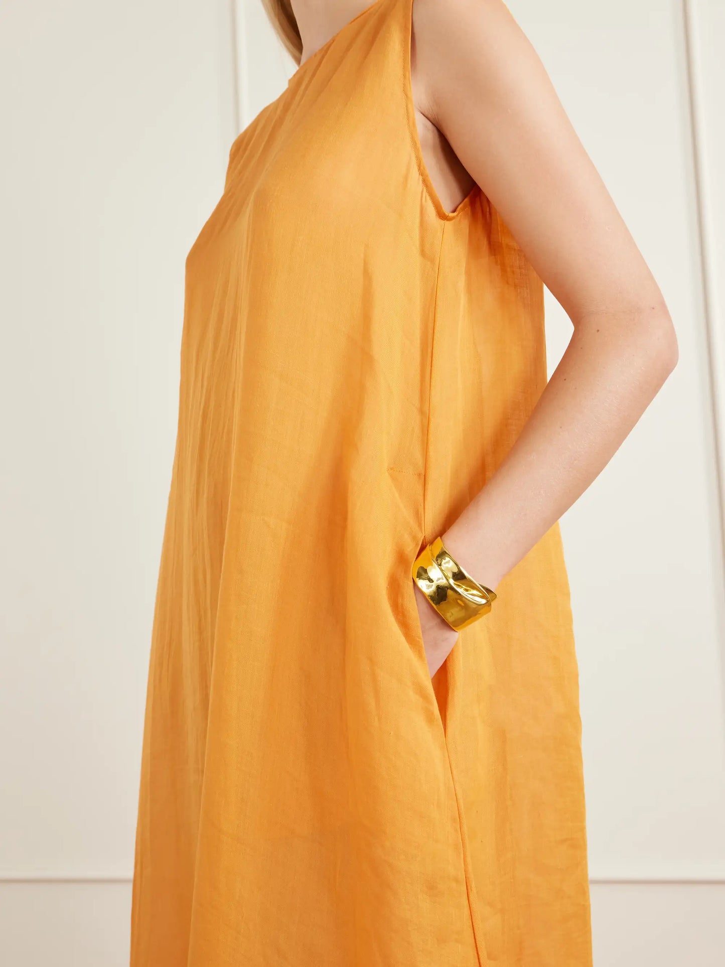 Niko Ramie-gauze Maxi Dress