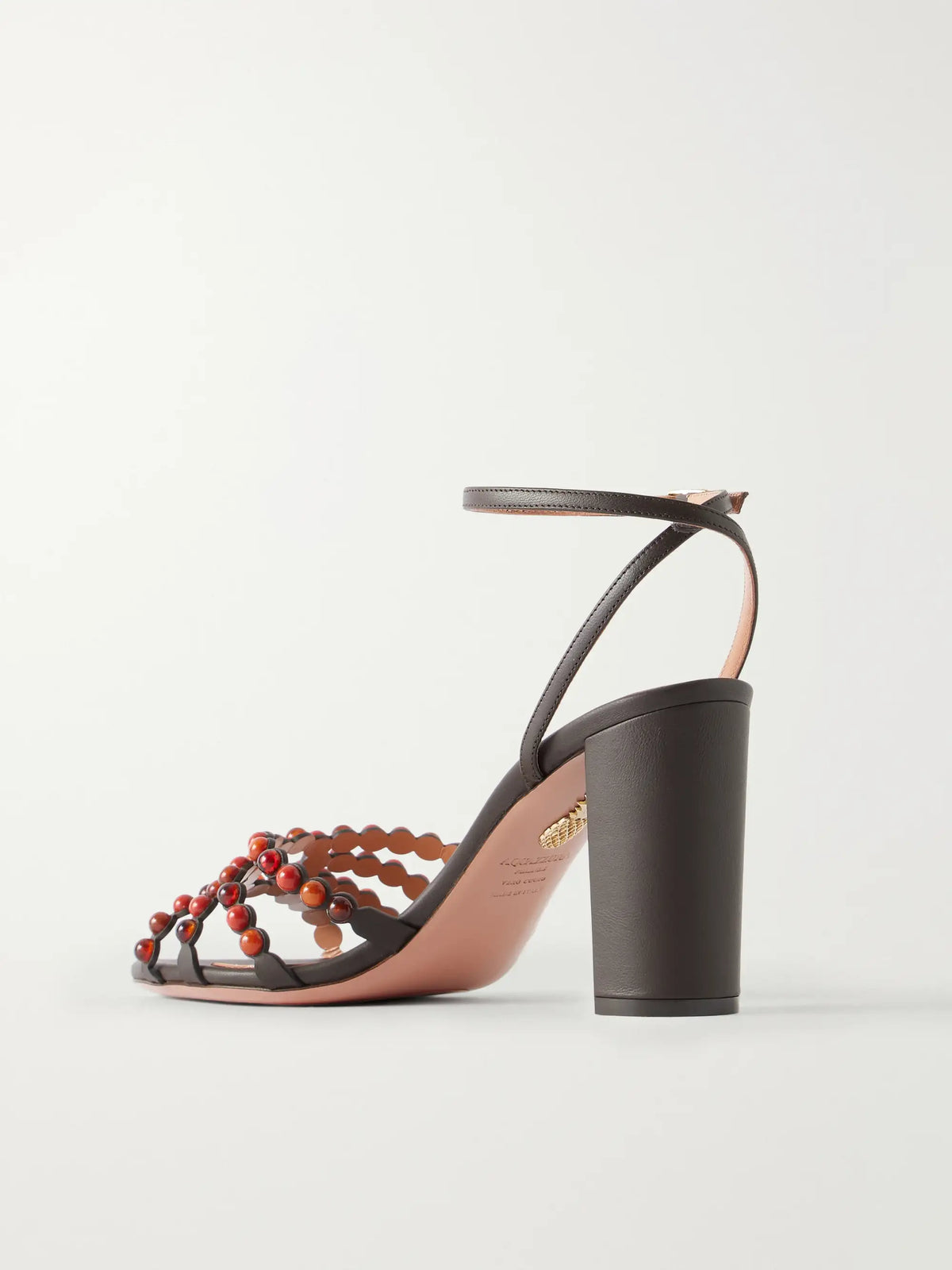 Gemma 85 Embellished Leather Sandals