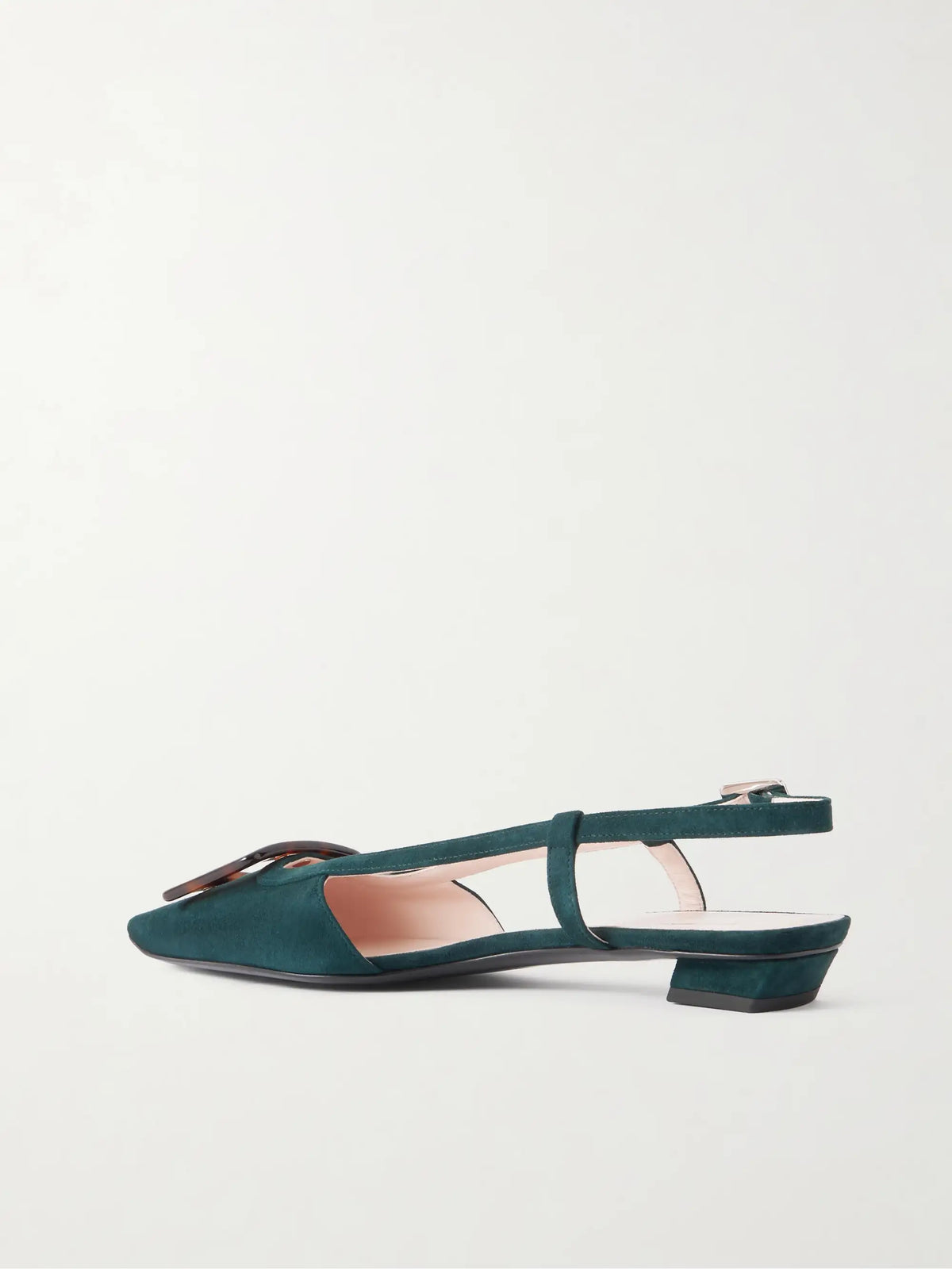 Belle Vivier 25 Suede Slingback Pumps