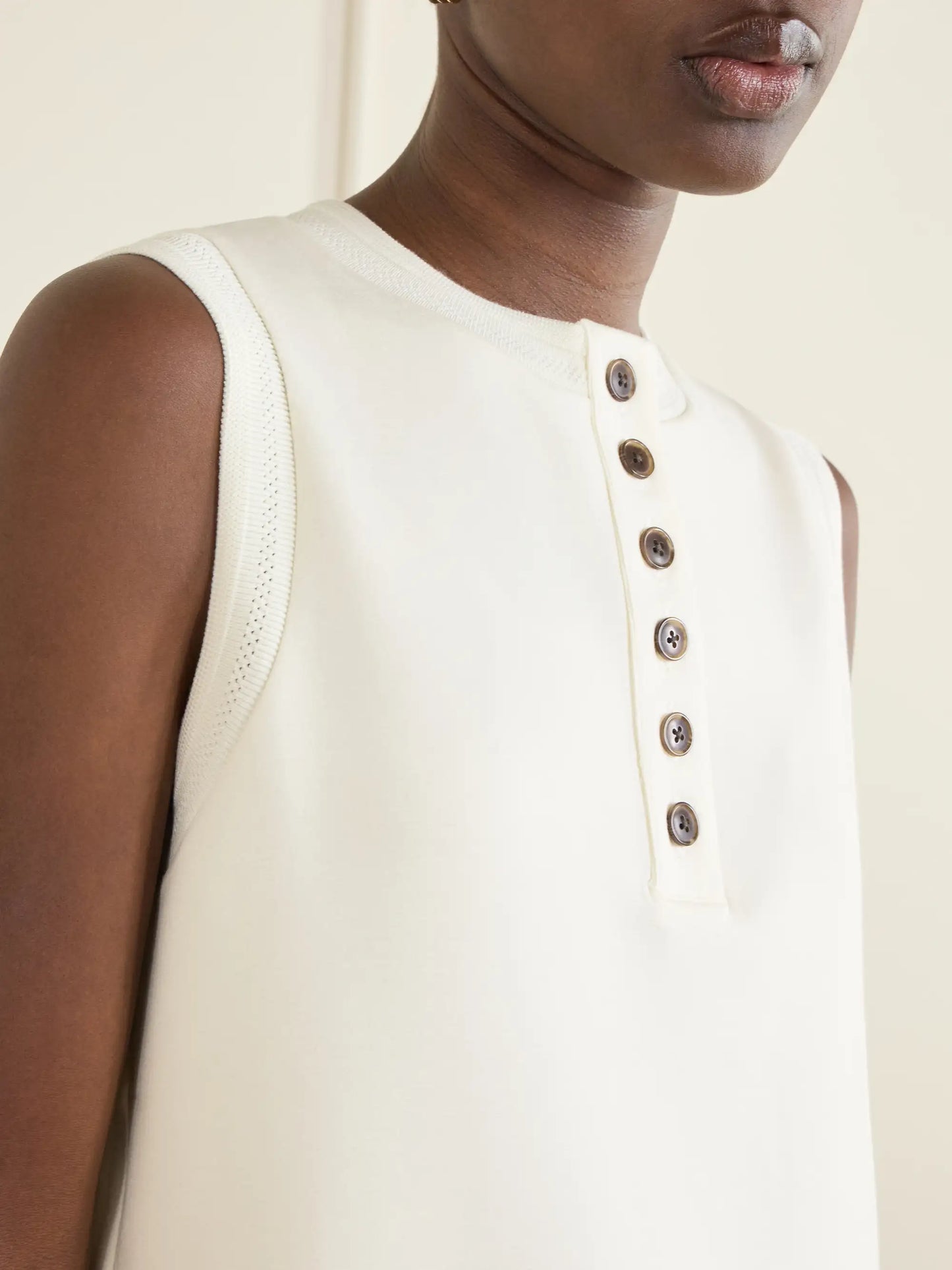 Marla Embellished Jersey Tank Top
