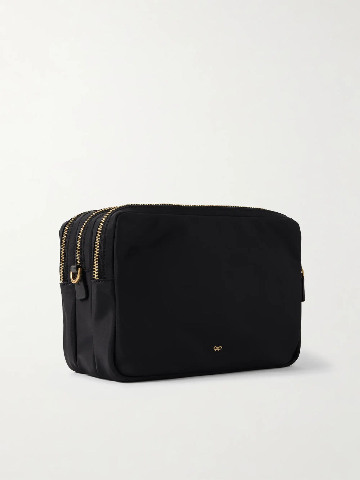 Leather-trimmed Econyl Shoulder Bag