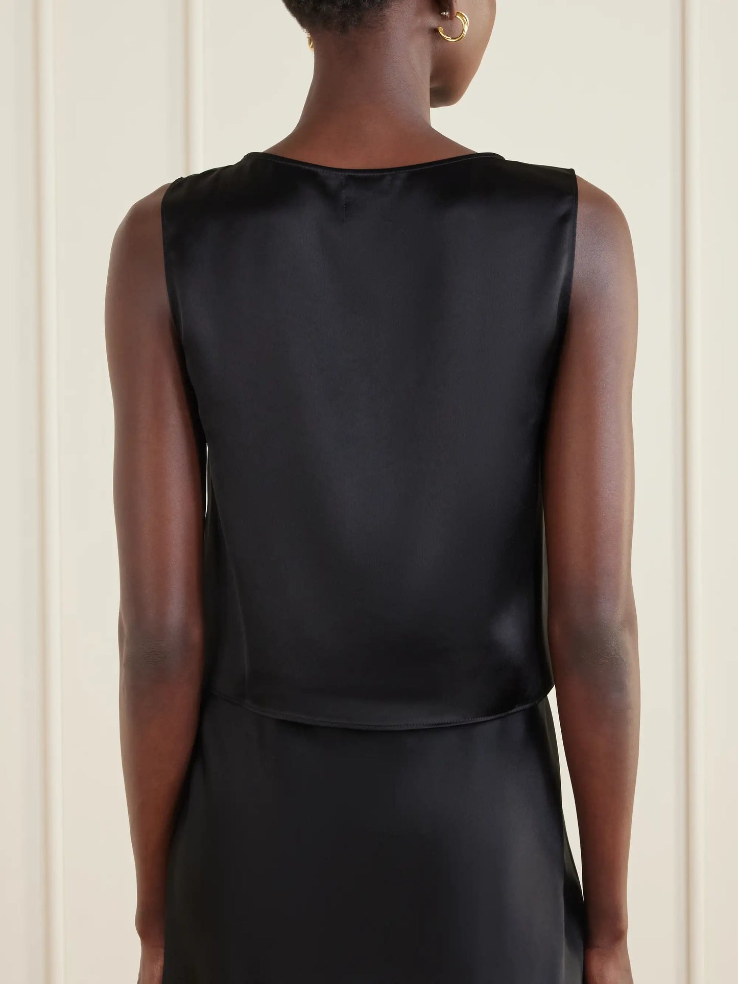 Barb Satin Tank Top