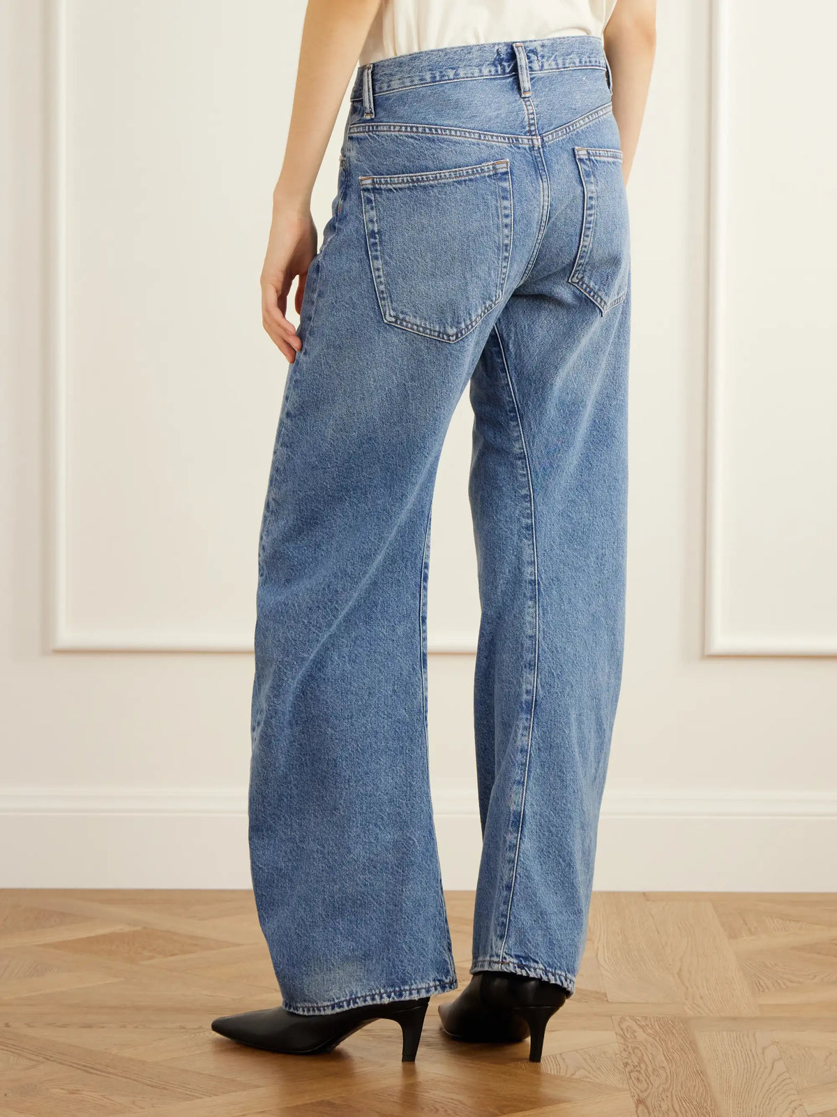 AGOLDE Spiral Mid-rise Barrel-leg Jeans