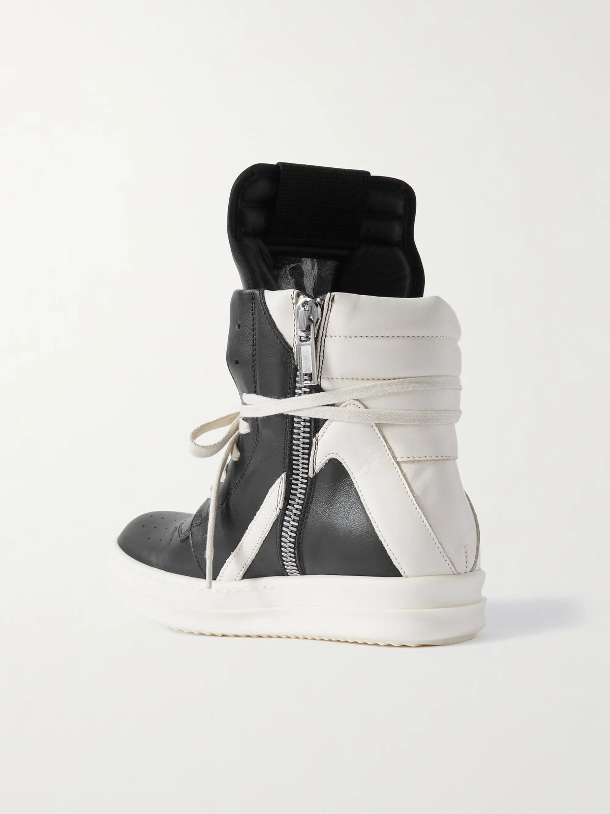 Geobasket Two-tone Leather High-top Sneakers
