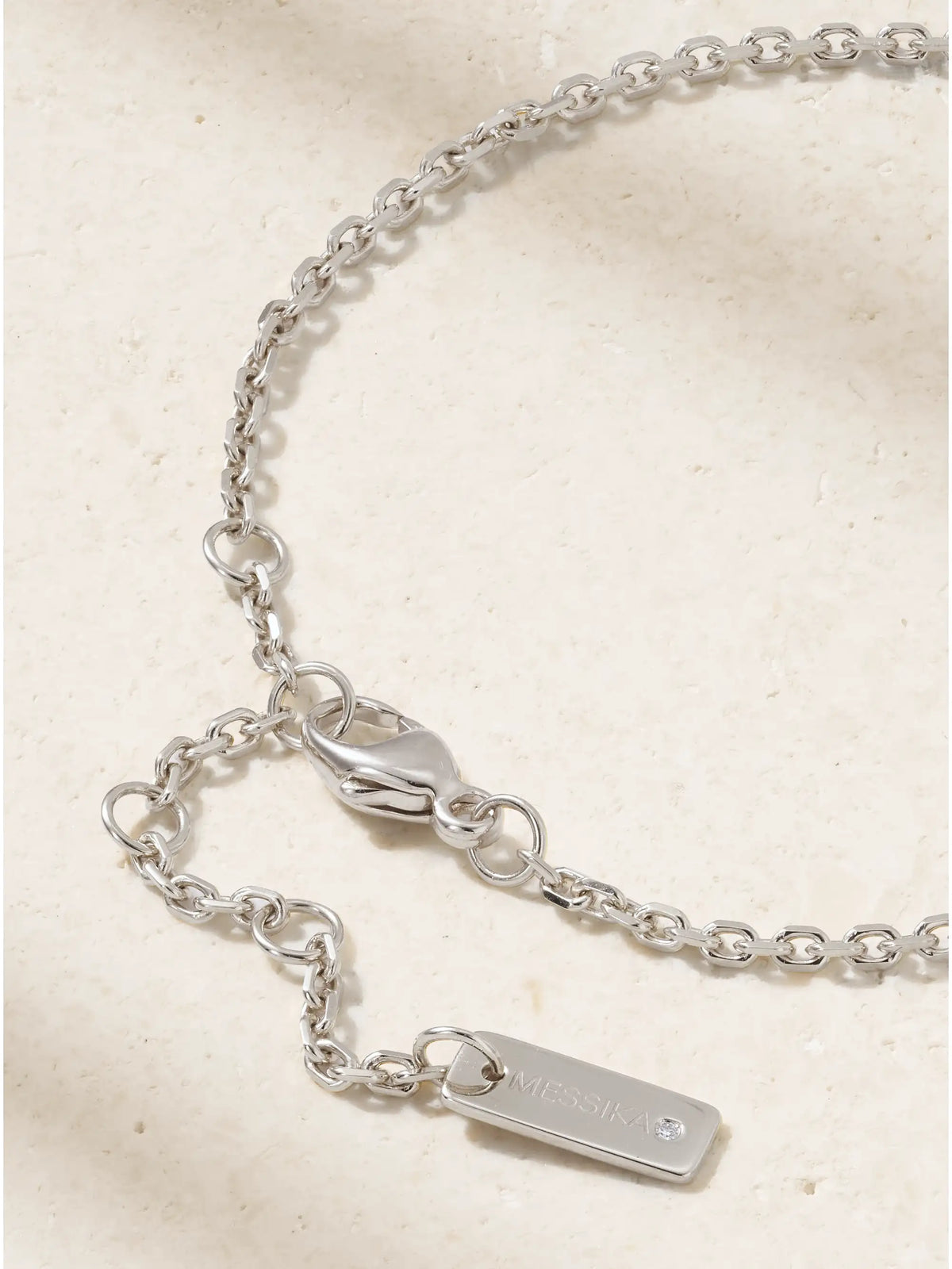Move Classique Ciselé 18-karat White Gold Diamond Bracelet
