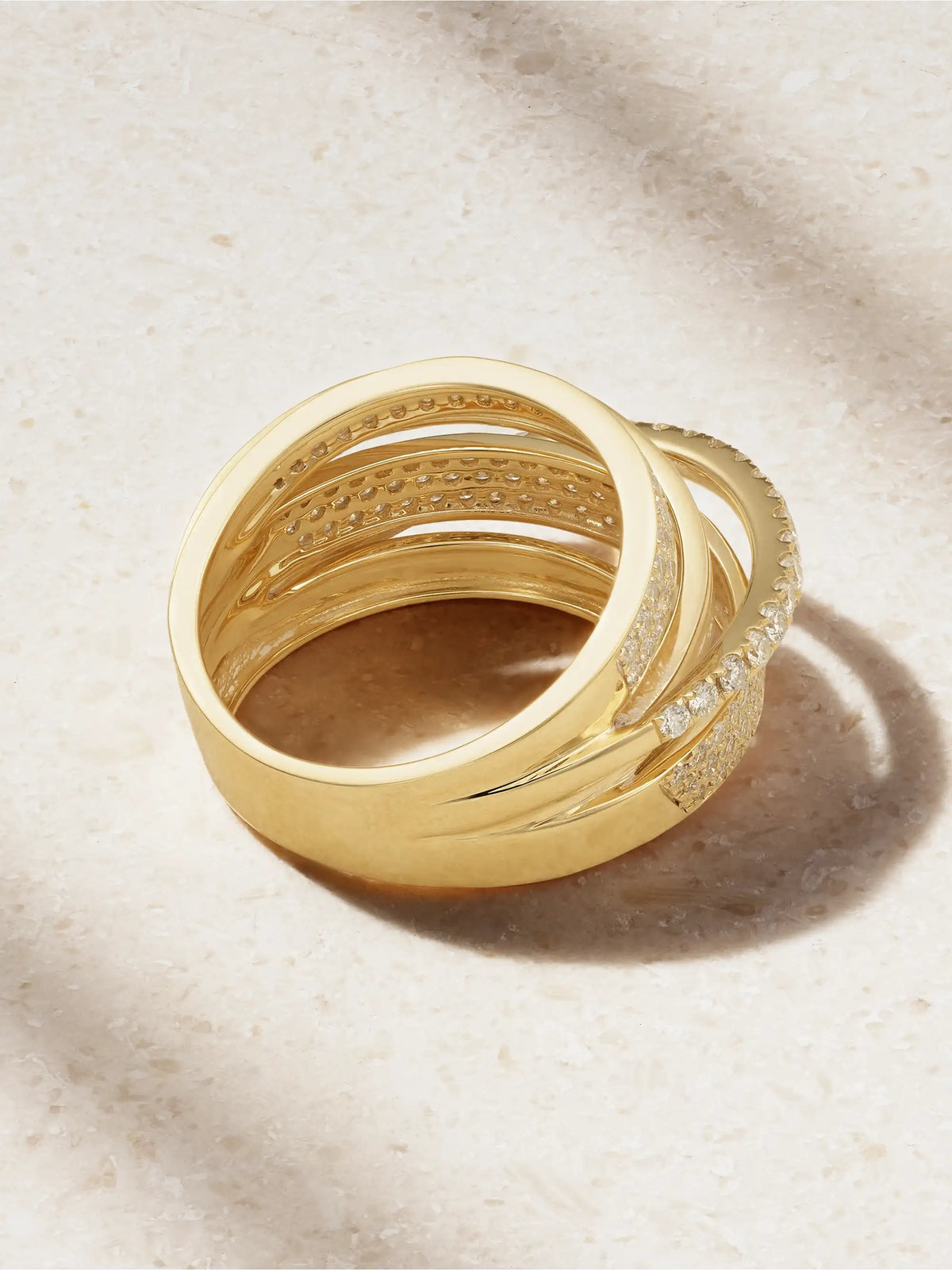 SHAY Orbit 18-karat Gold Diamond Ring