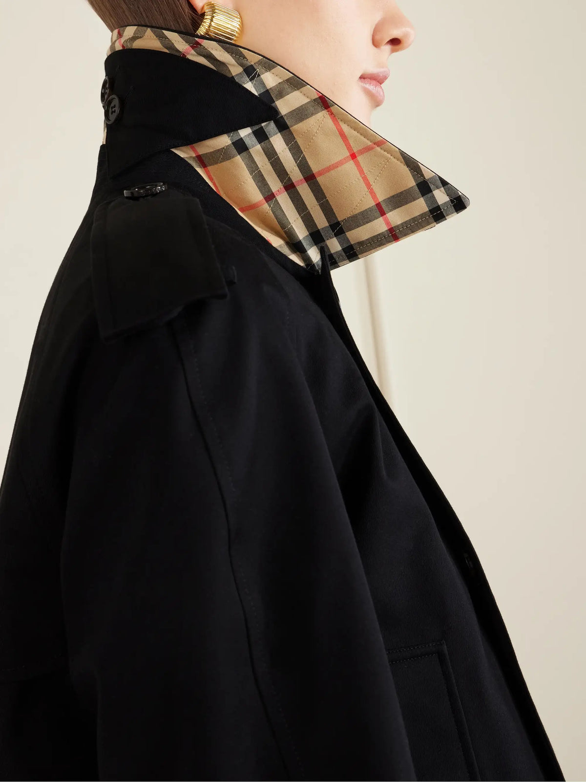 Double-breasted Cotton-gabardine Jacket