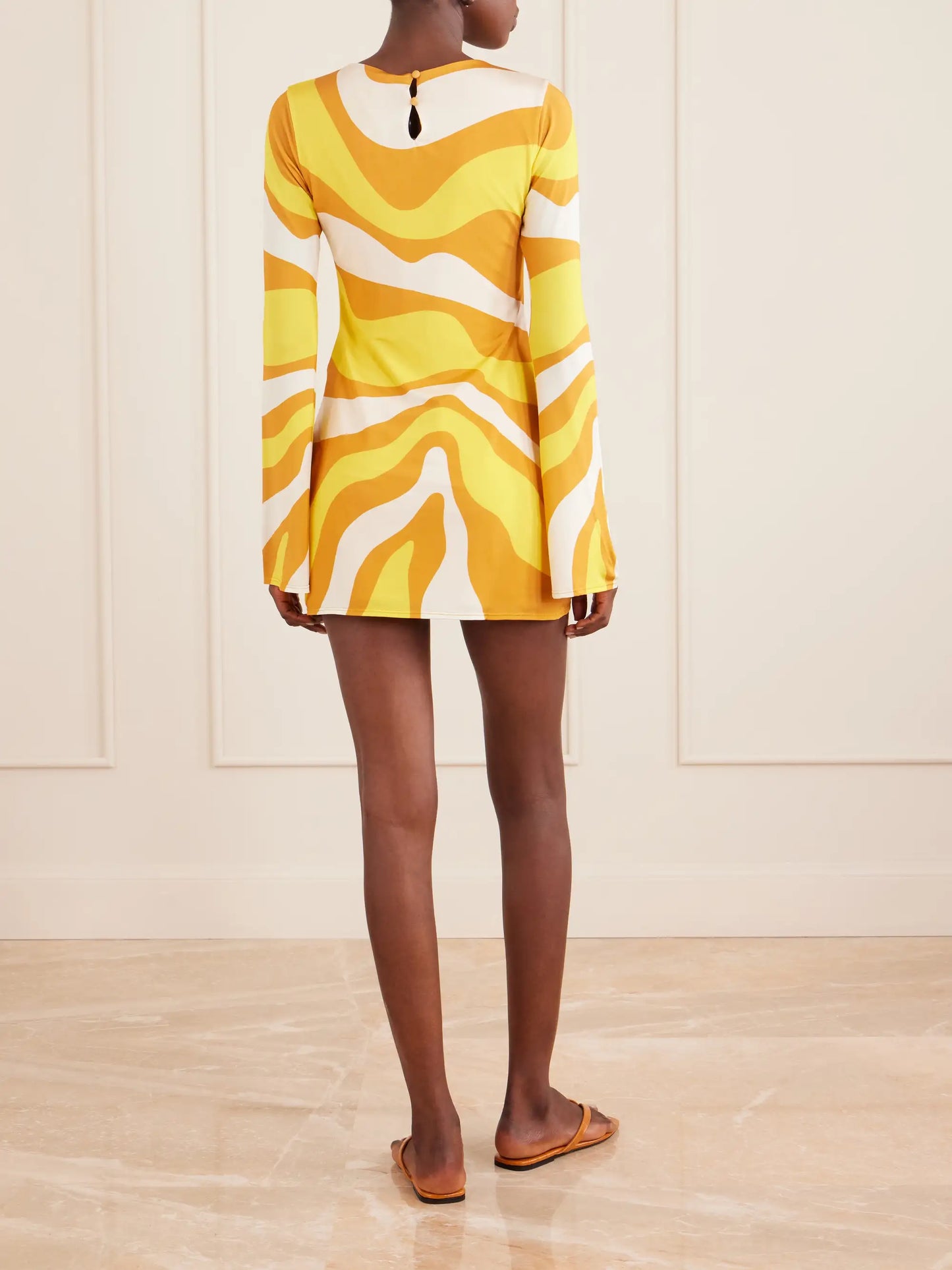 Maisha Printed Jersey Mini Dress
