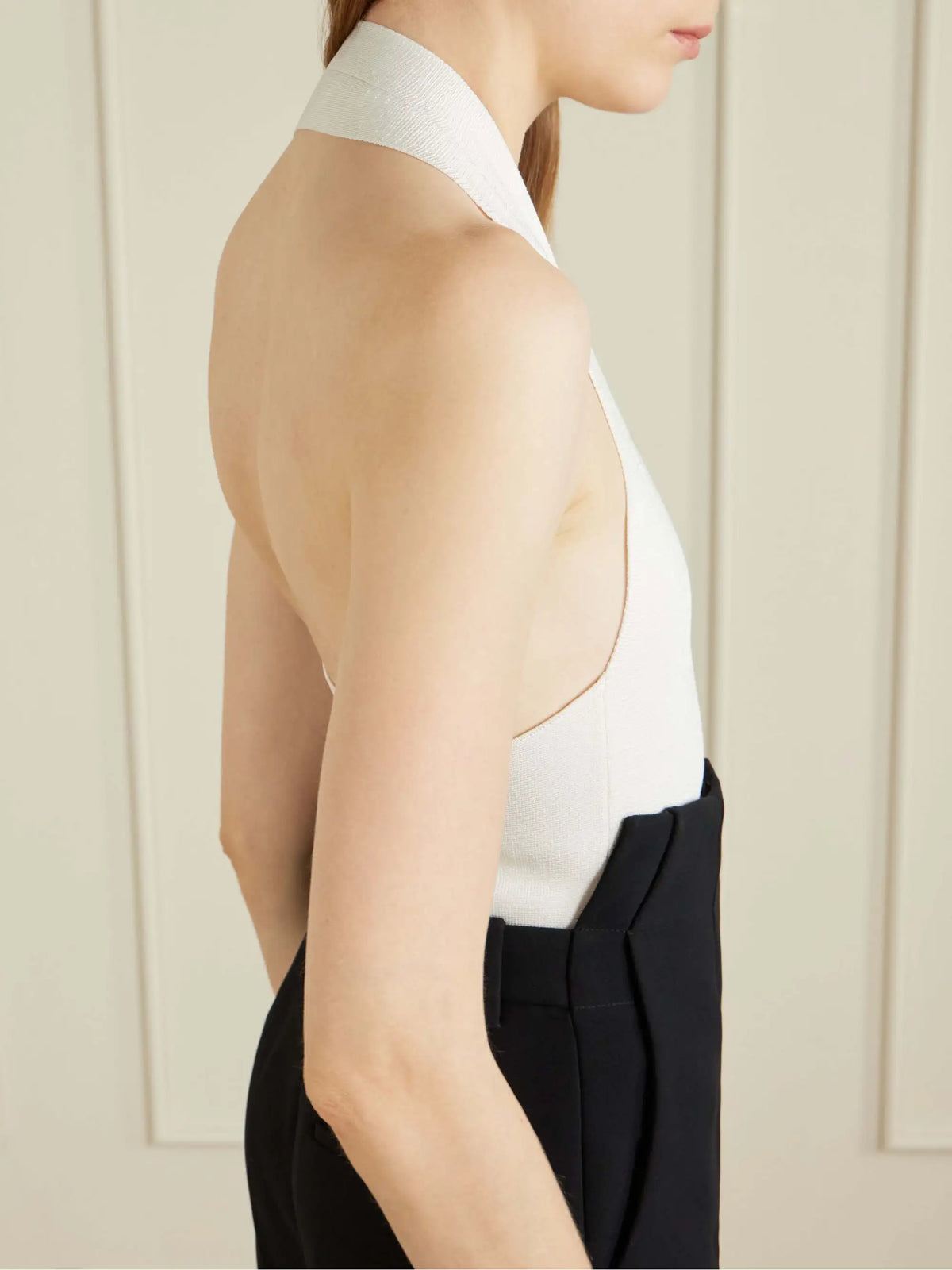 Toto Stretch-knit Halterneck Bodysuit