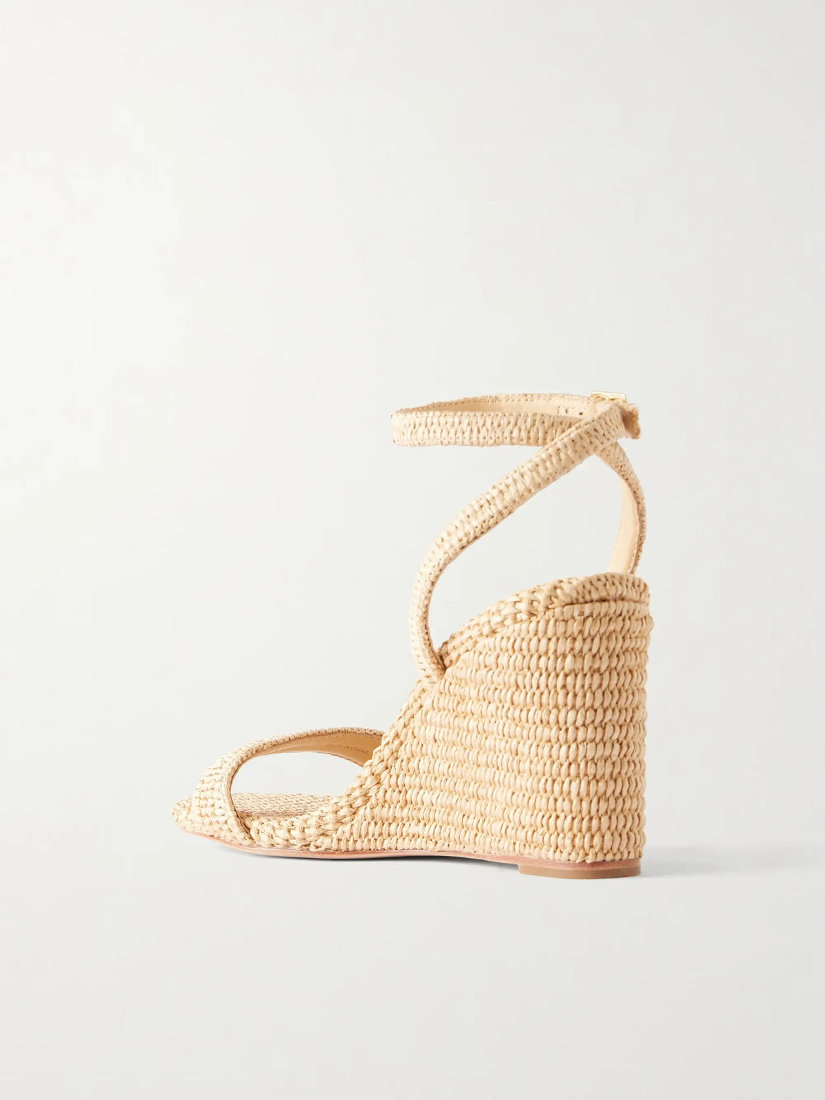 Gavi 40 Raffia Wedge Sandals