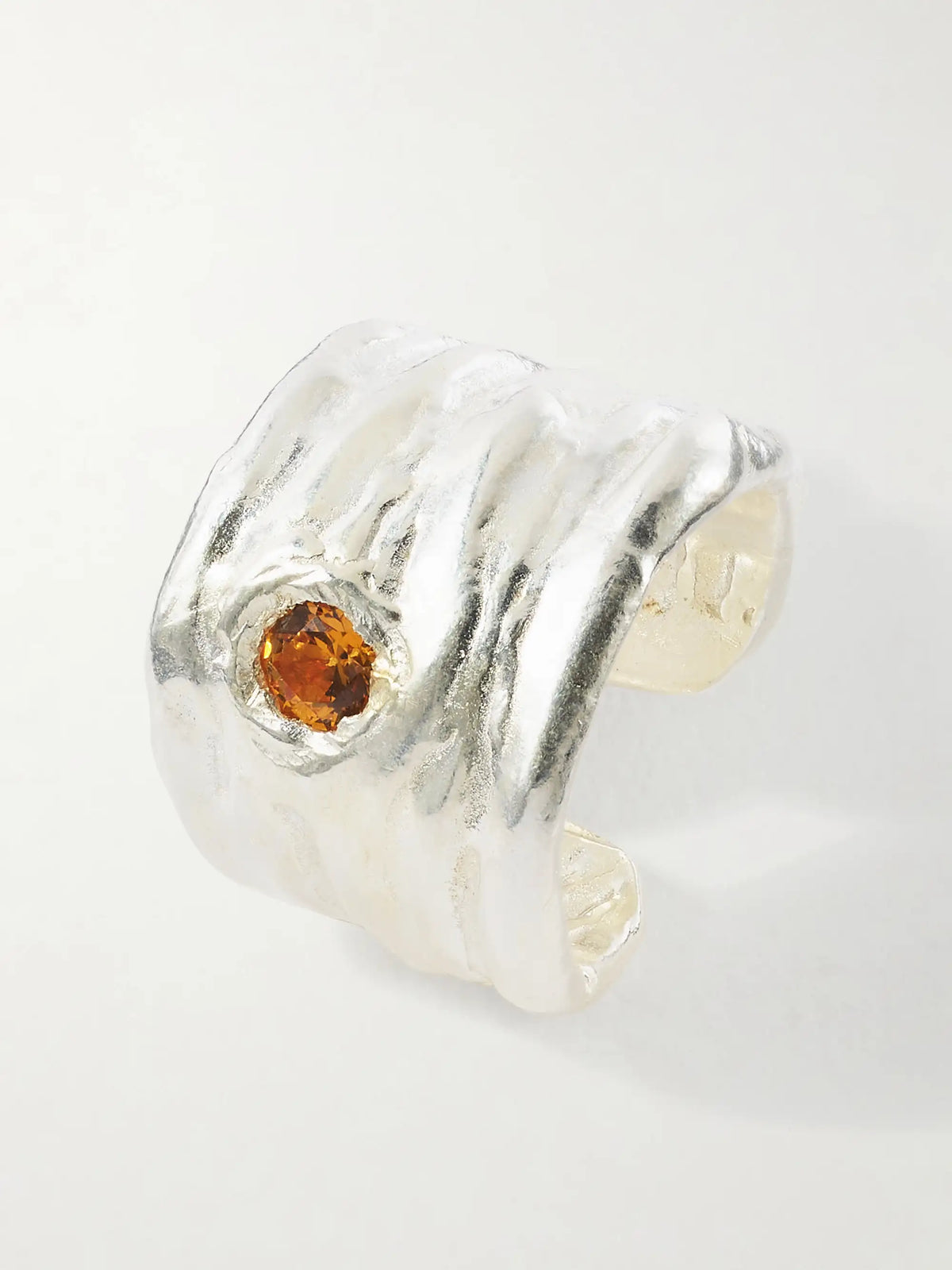 Orilla Sterling Silver And Sapphire Toe Ring
