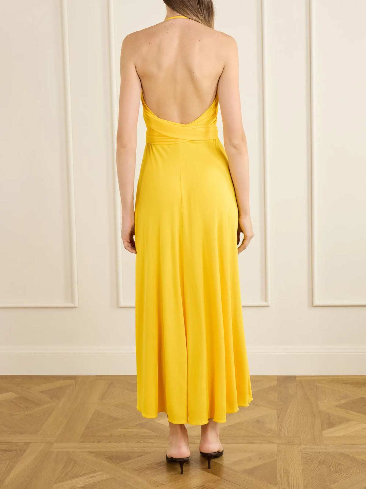 Halter Jersey Maxi Dress