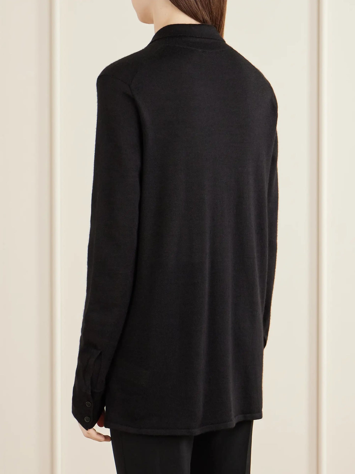 Ocari Cashmere And Silk-blend Polo Knit