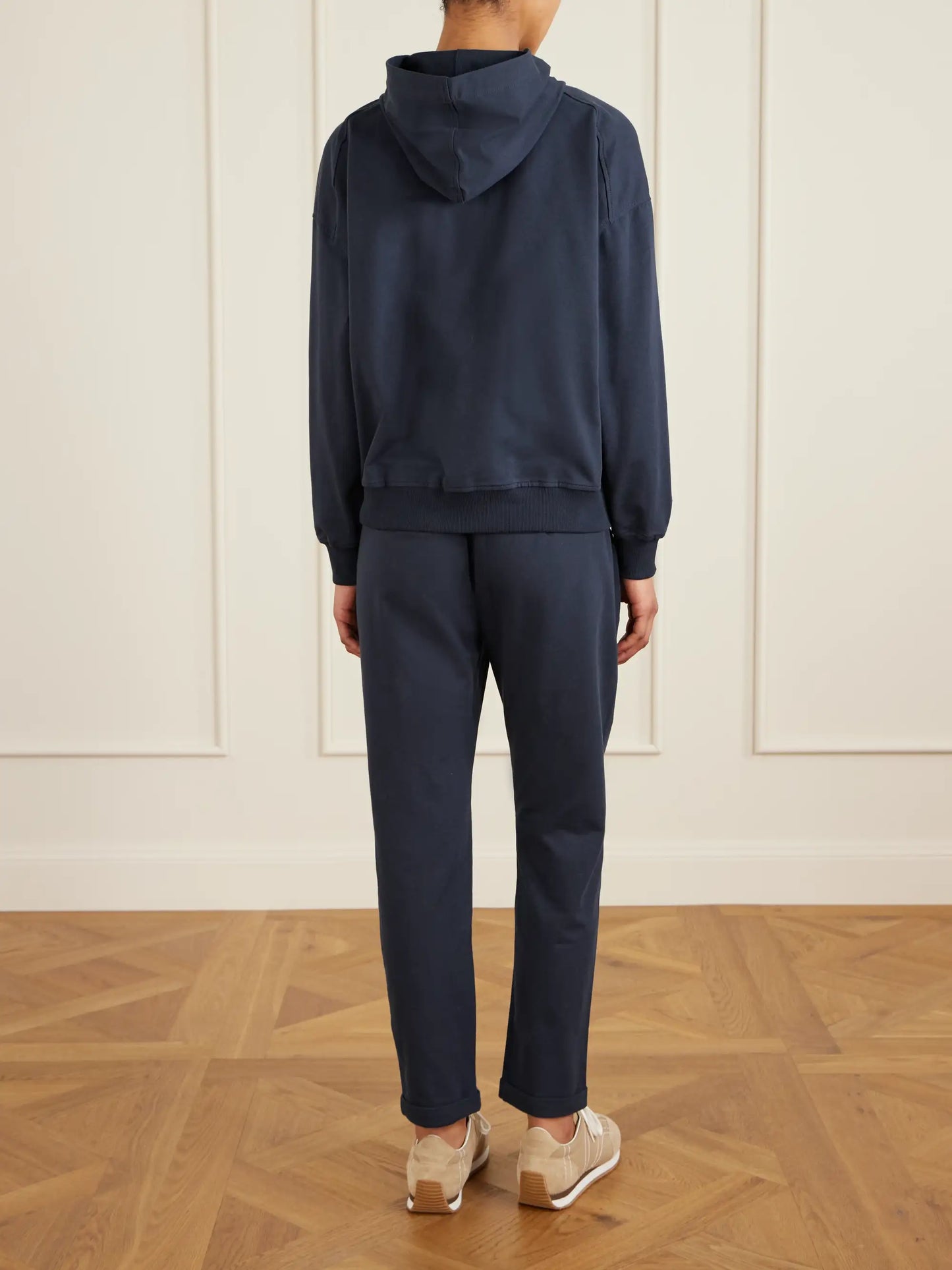 Cotton-blend Jersey Hoodie