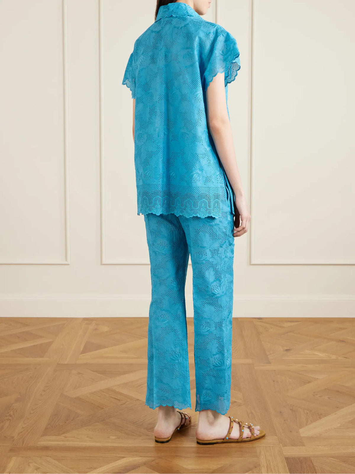 Valentino Garavani Broderie Anglaise Cotton Shirt