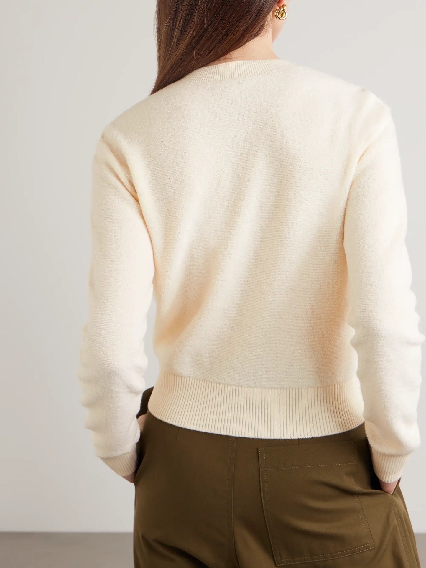 Embroidered Wool Sweater