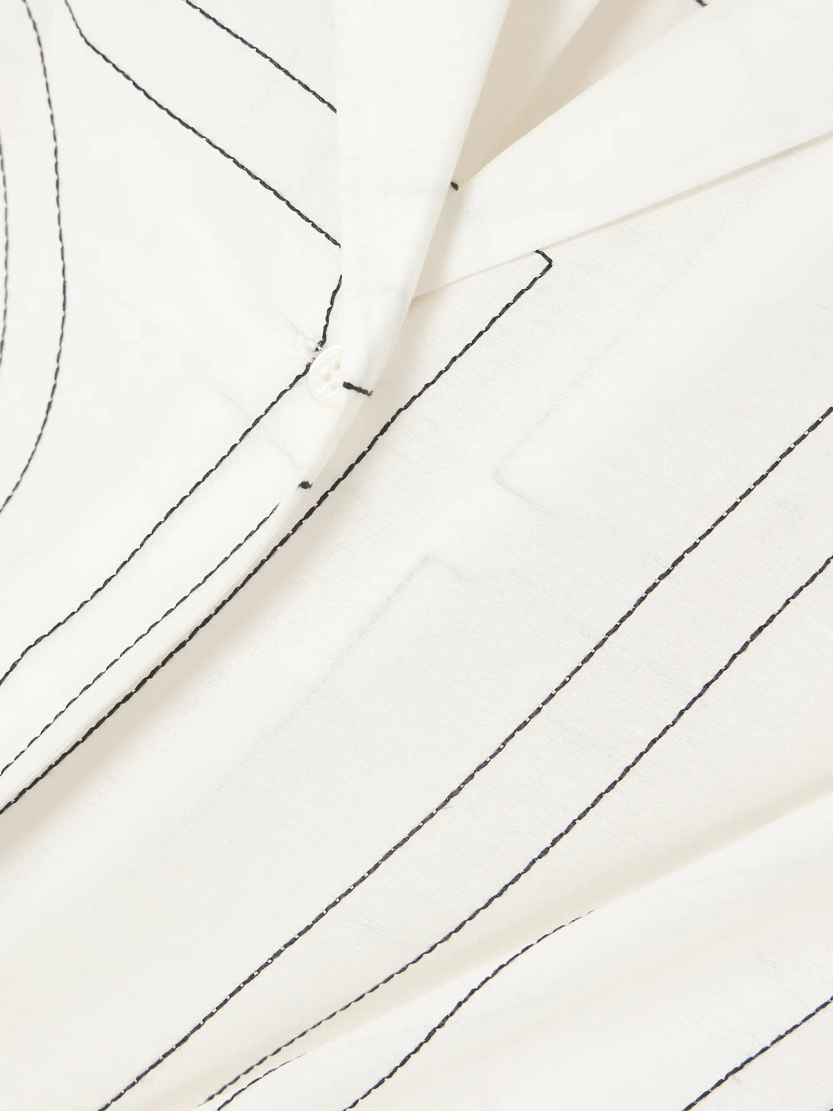 TOTEME Embroidered Organic Cotton And Silk-blend Shirt