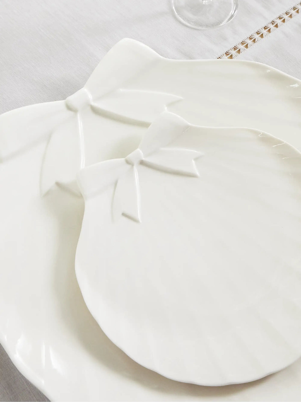 Sadaf Set Of Two Porcelain Dessert Plates