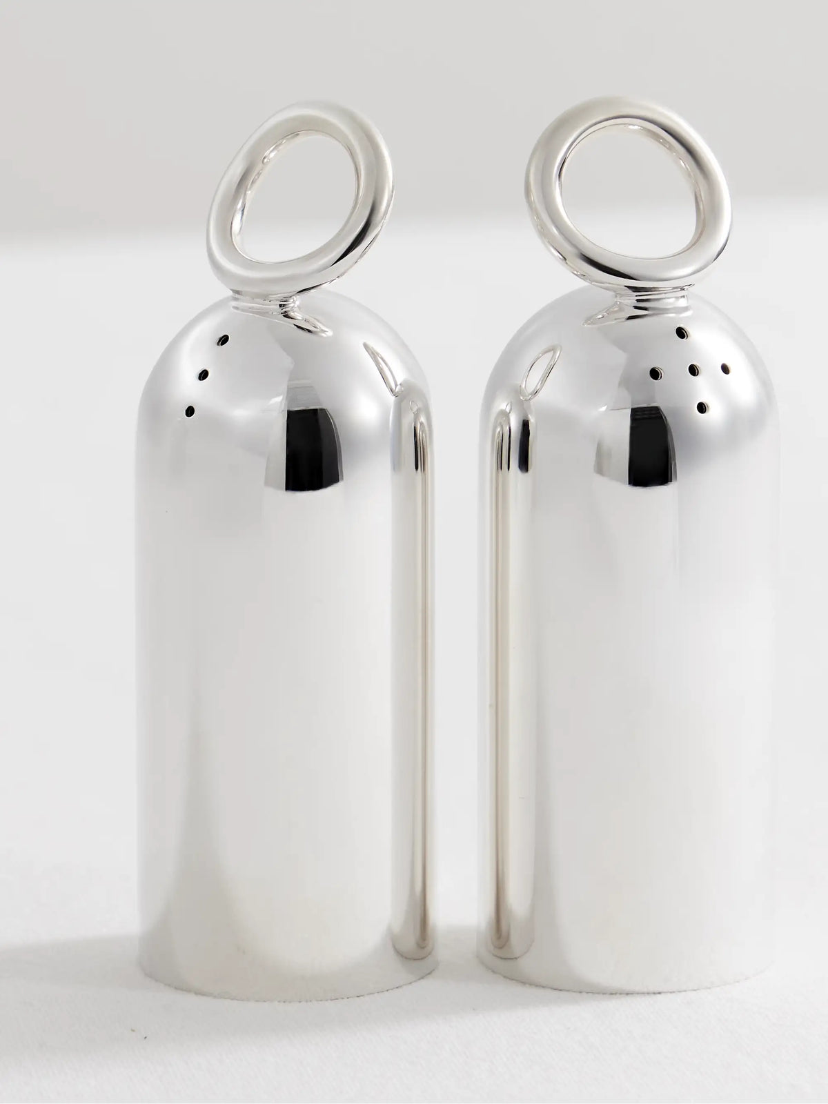 Vertigo Silver-plated Salt And Pepper Shakers