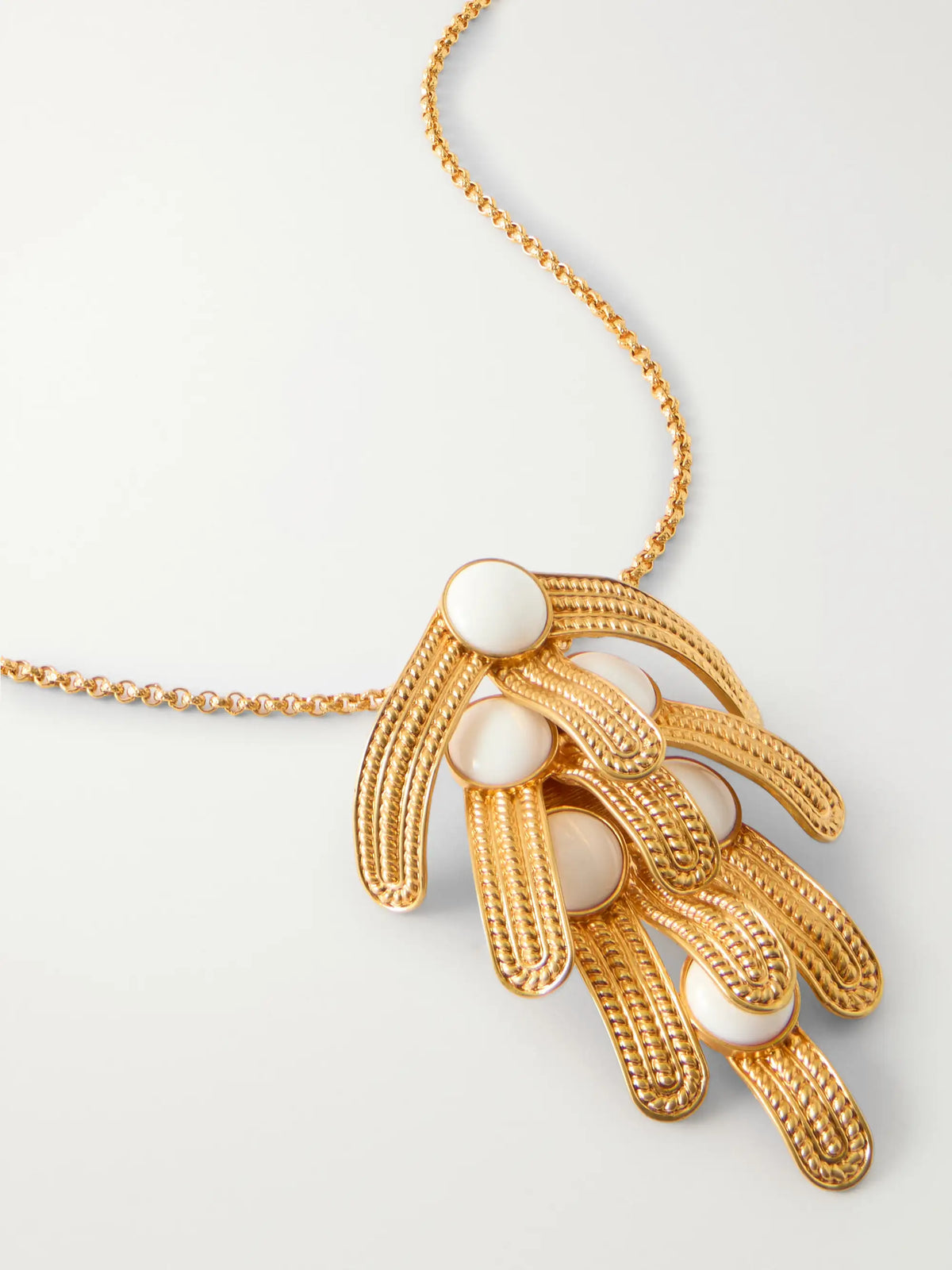 Orofina Gold-plated And Resin Necklace