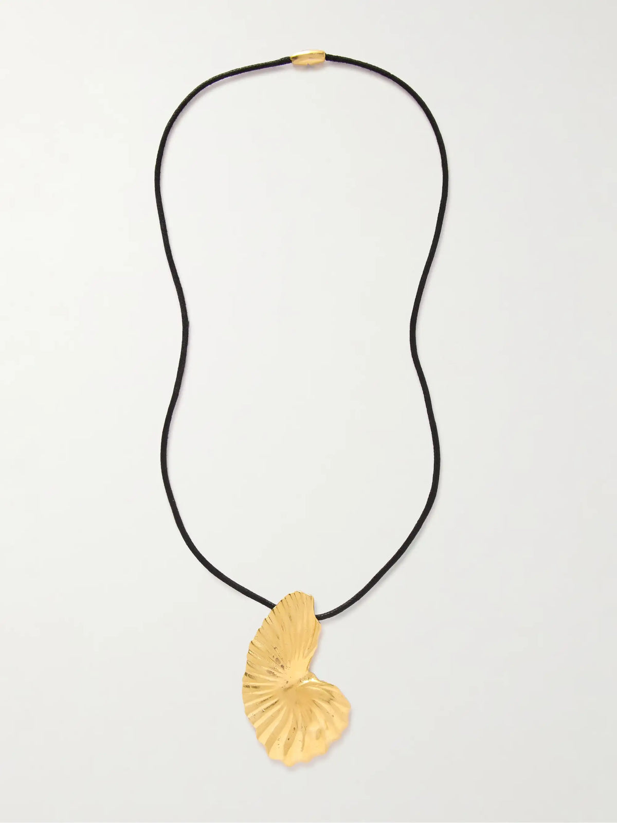The Birth Of Venus Gold-plated And Cord Necklace