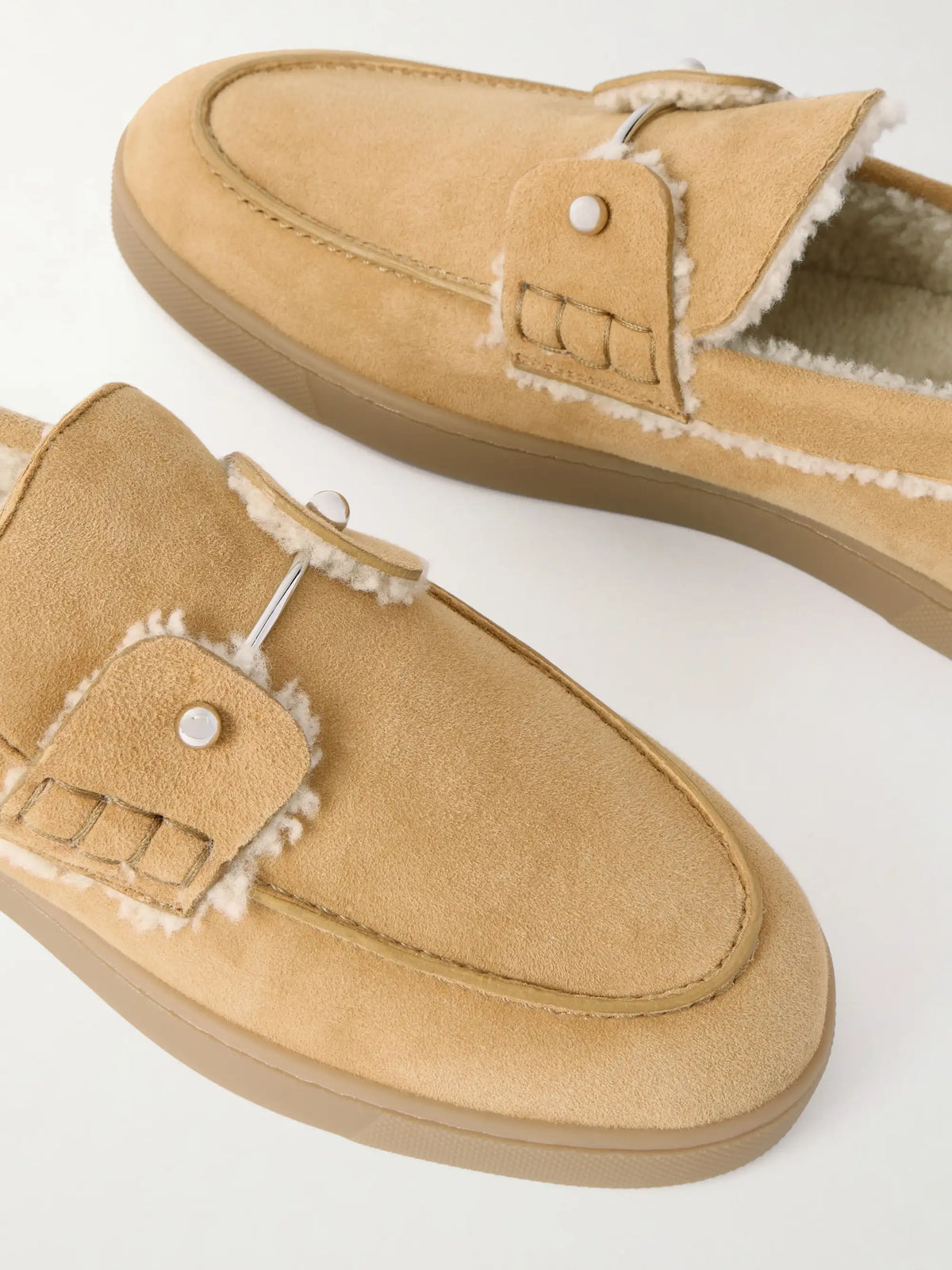 Chambeliboat Shearling-lined Suede Loafers