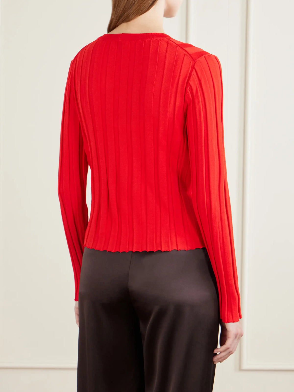 Ezra Ribbed Jersey Cardigan