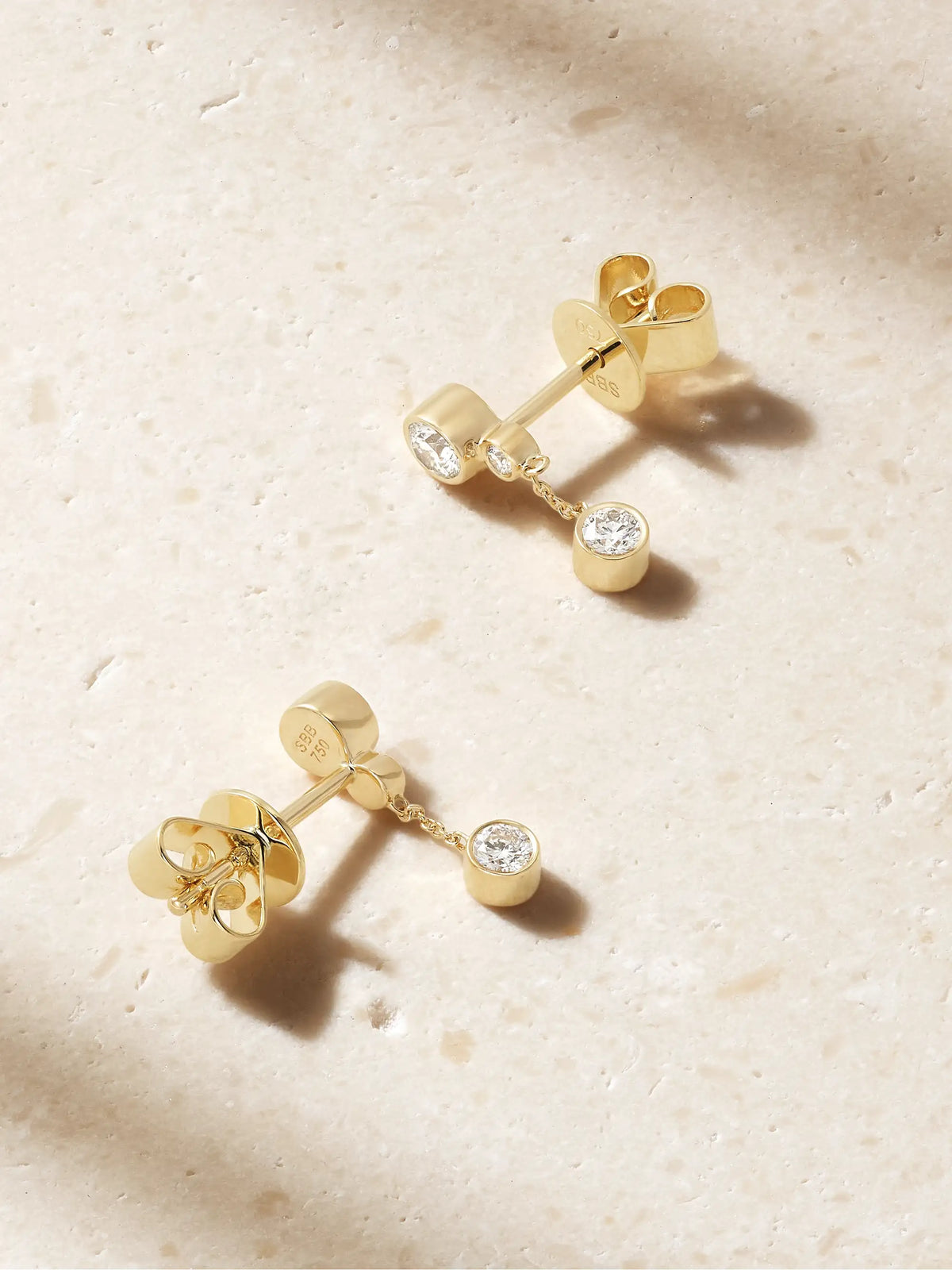Lou Diamant 18-karat Recycled Gold Diamond Earrings