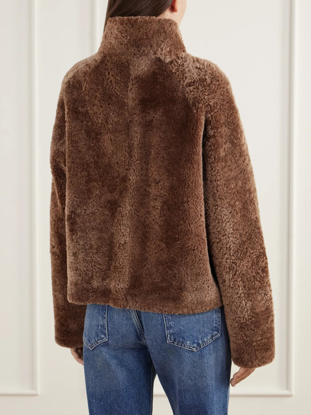 ARMA Ariana Reversible Shearling And Leather Jacket