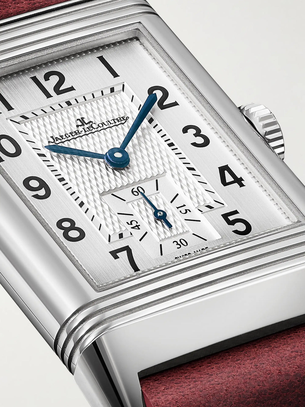 Reverso Classic Singapore Limited Edition Hand-wound 45.6mm Stainless Steel And Leather Watch