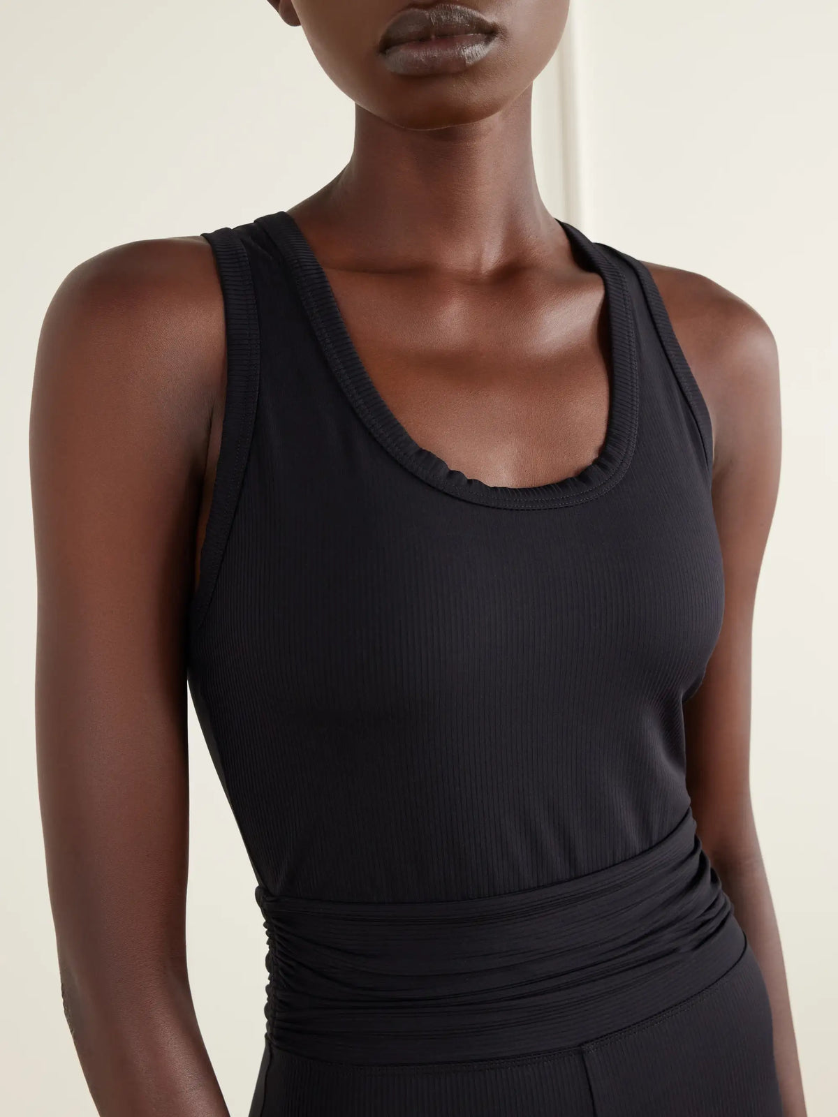 Eres Nellie Ruched Ribbed Stretch-jersey Jumpsuit